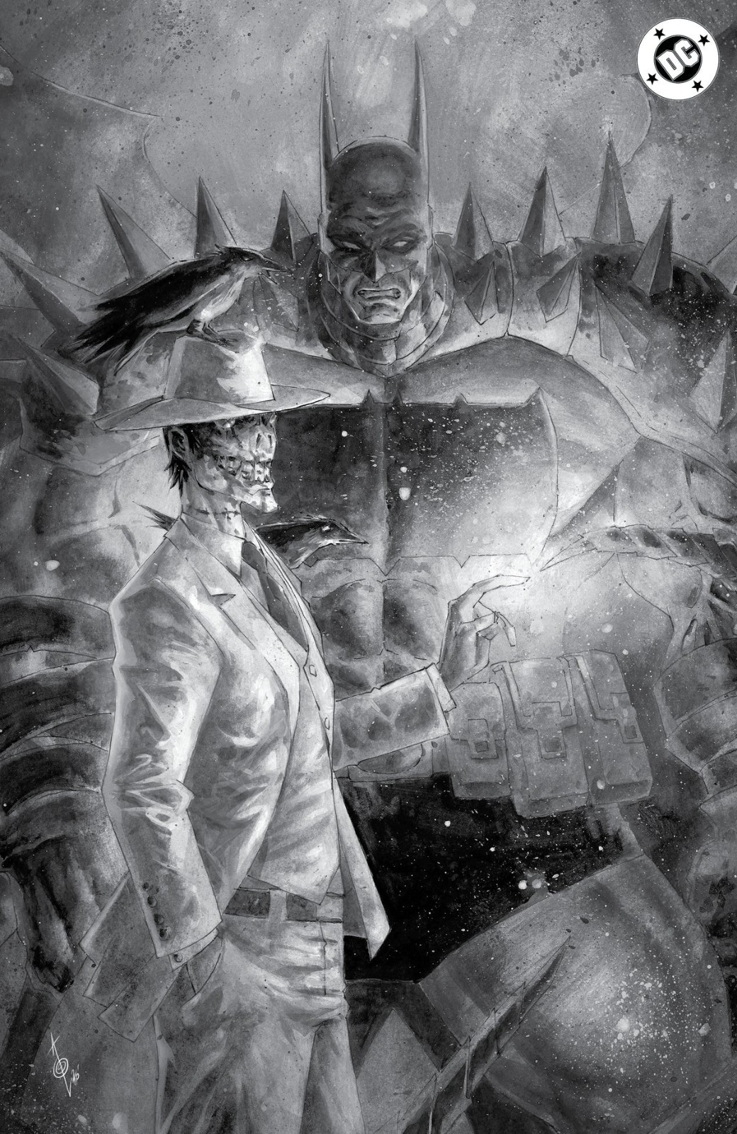  ABSOLUTE BATMAN #19 ALAN QUAH SECRET B&W SKETCH AQ VARIANT EXCLUSIVE LTD 500 