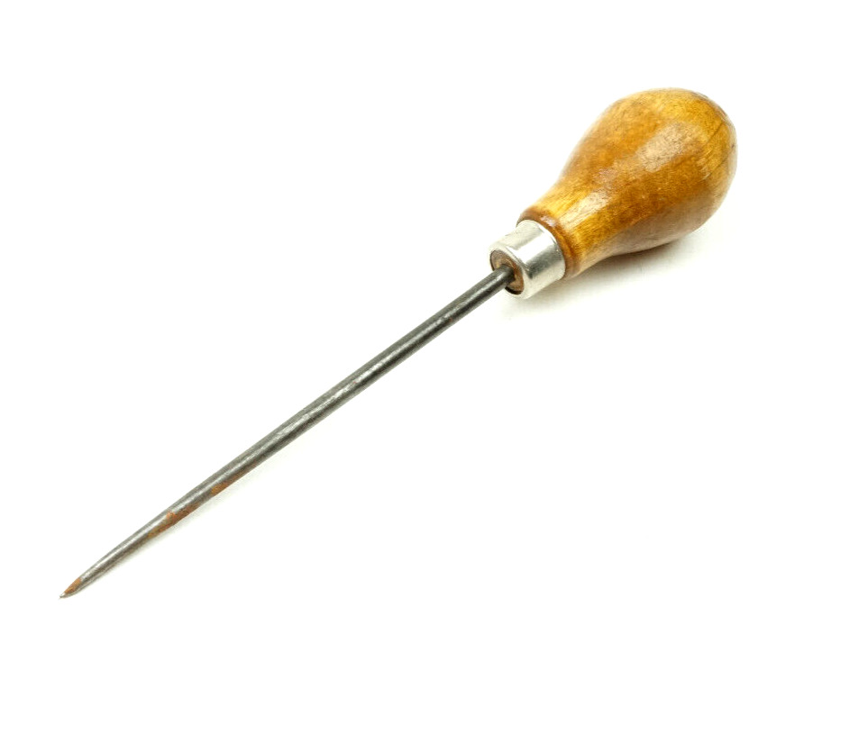 Small Wood Handle Scratch Awl Unbranded