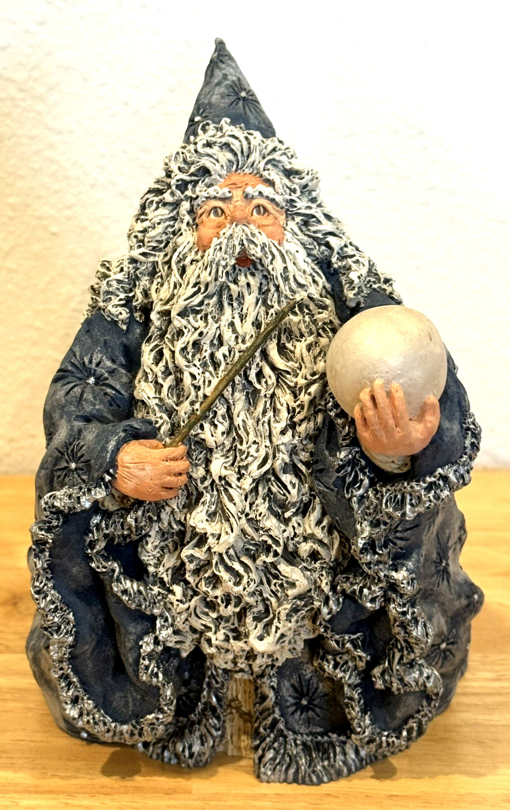 Vintage 1992 June McKenna Double Signed Christmas Wizard 7