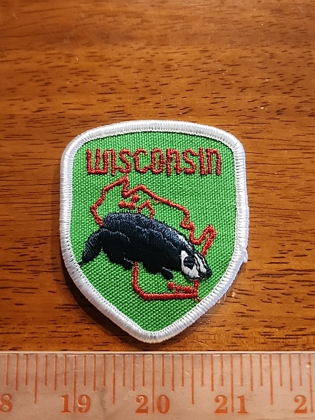 Vintage State of Wisconsin Patch  V2