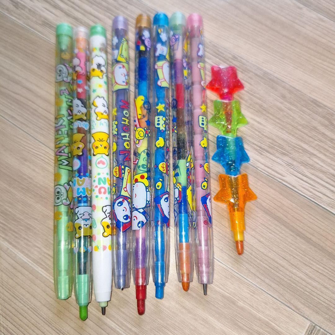 Heisei Retro Rocket Pencil Fancy Stationery Colored Q1
