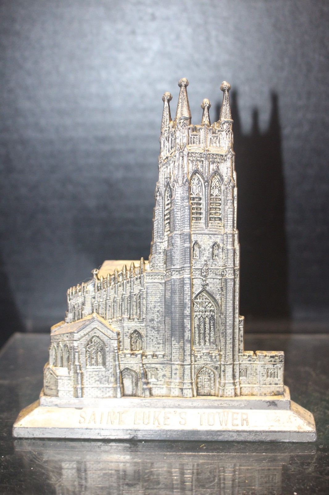 Very Rare Vintage Saint Luke\'s Tower Souvenir Bank Building Rehberger Very Rare Vintage Saint Luke\'s Tower Souvenir Bank Building Rehberger