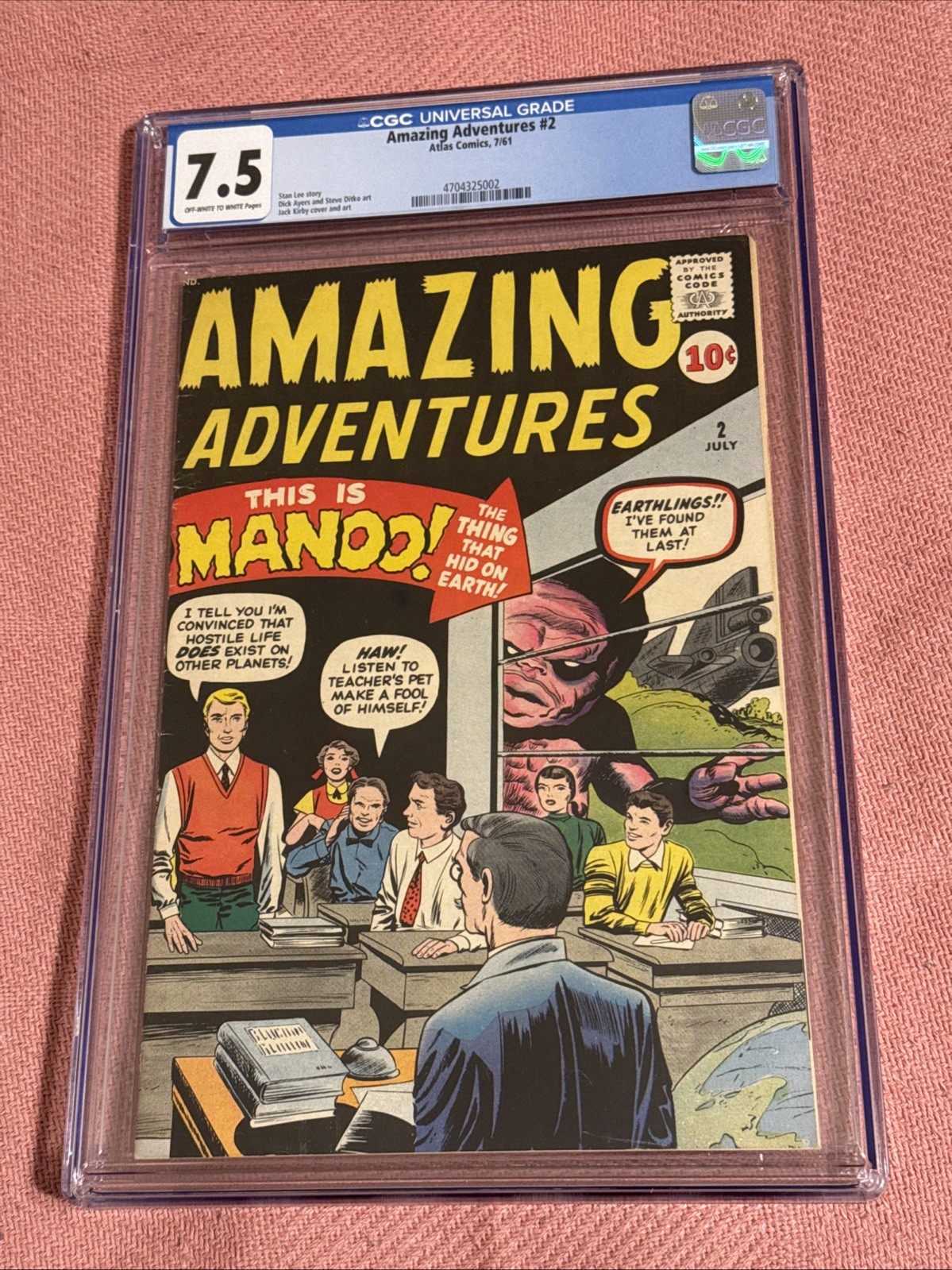 Amazing Adventures #2, CGC 7.5, Rare, Atlas Comics, 1961