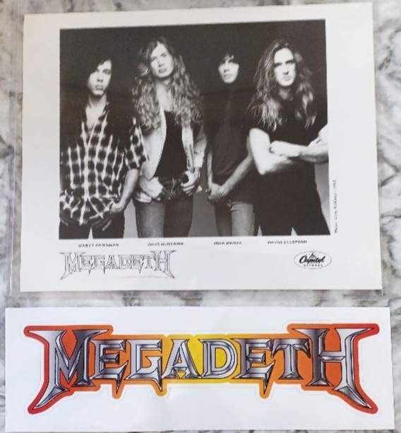 MEGADETH - 1991 PRESS PHOTO - 8
