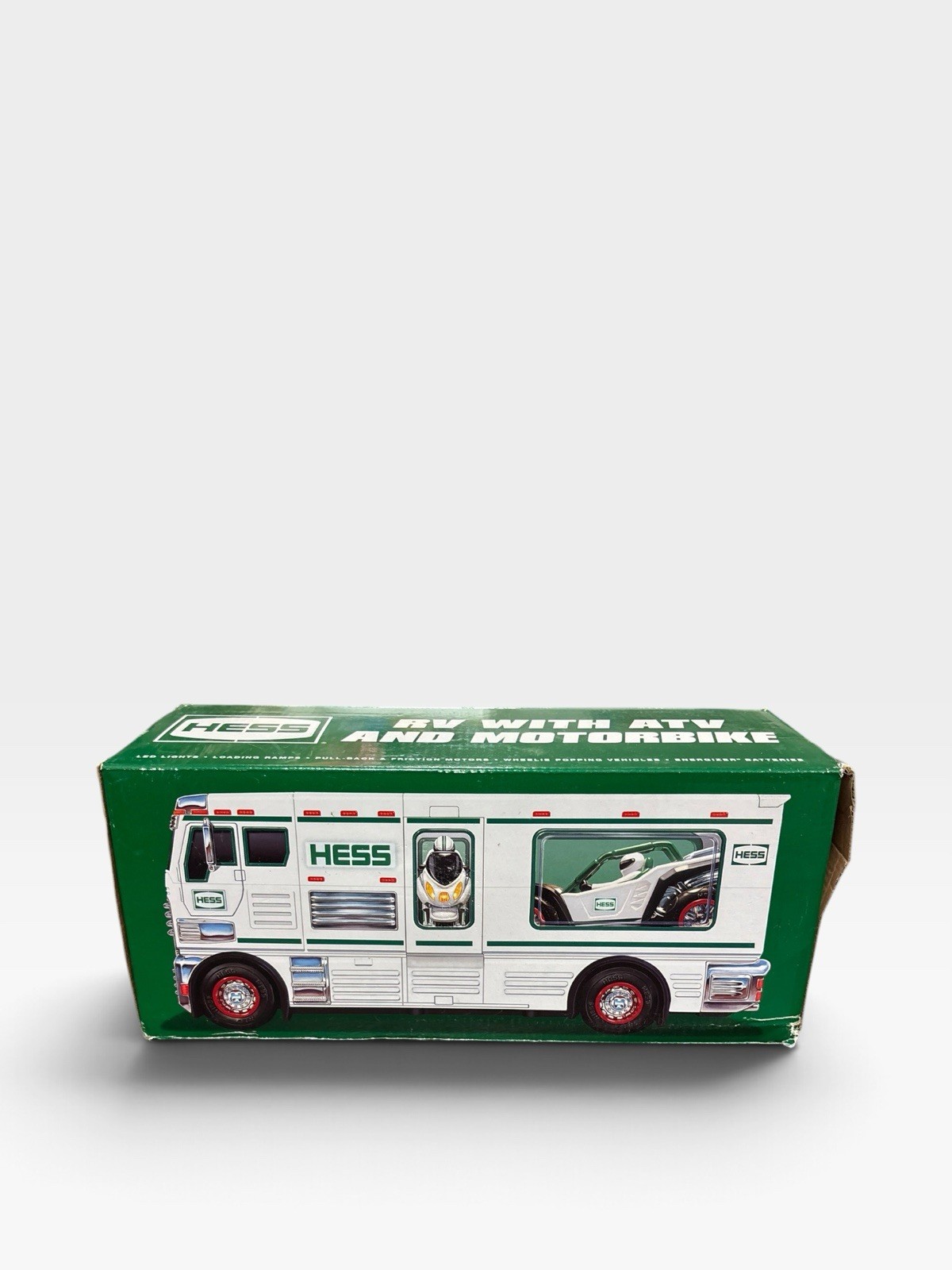 Hess Toy Truck RV with ATV and Motorbike