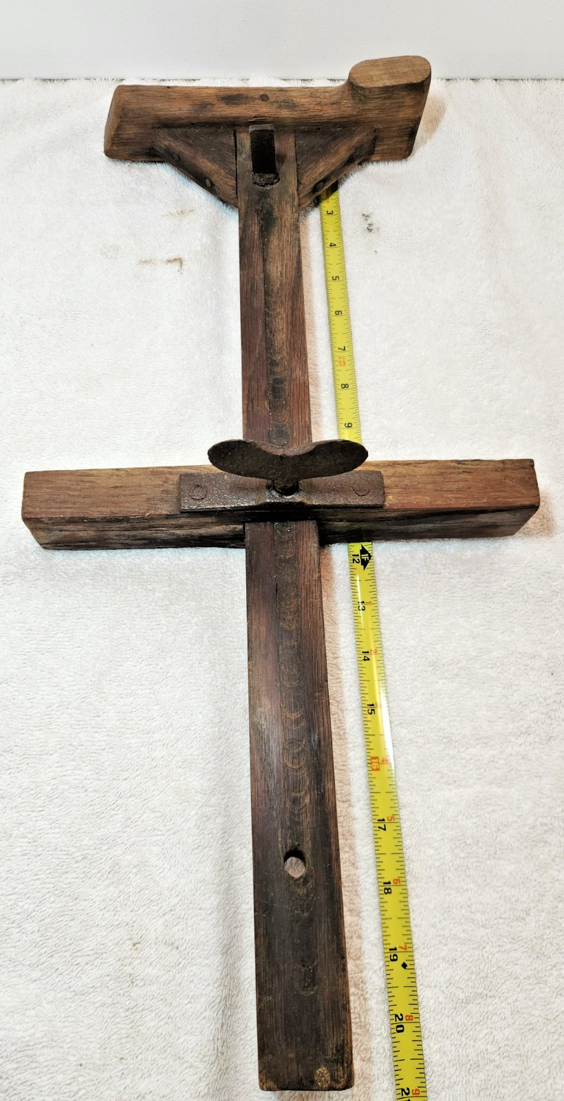 Antique Leather Slitter Cutter Gauge Cut Wooden Craftsman Made ?  Vintage Tool