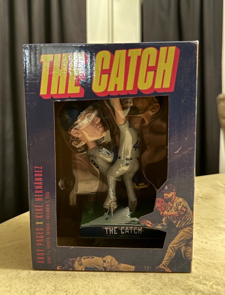 The Catch Kiké Hernández Andy Pages Bobblehead SGA - 2026