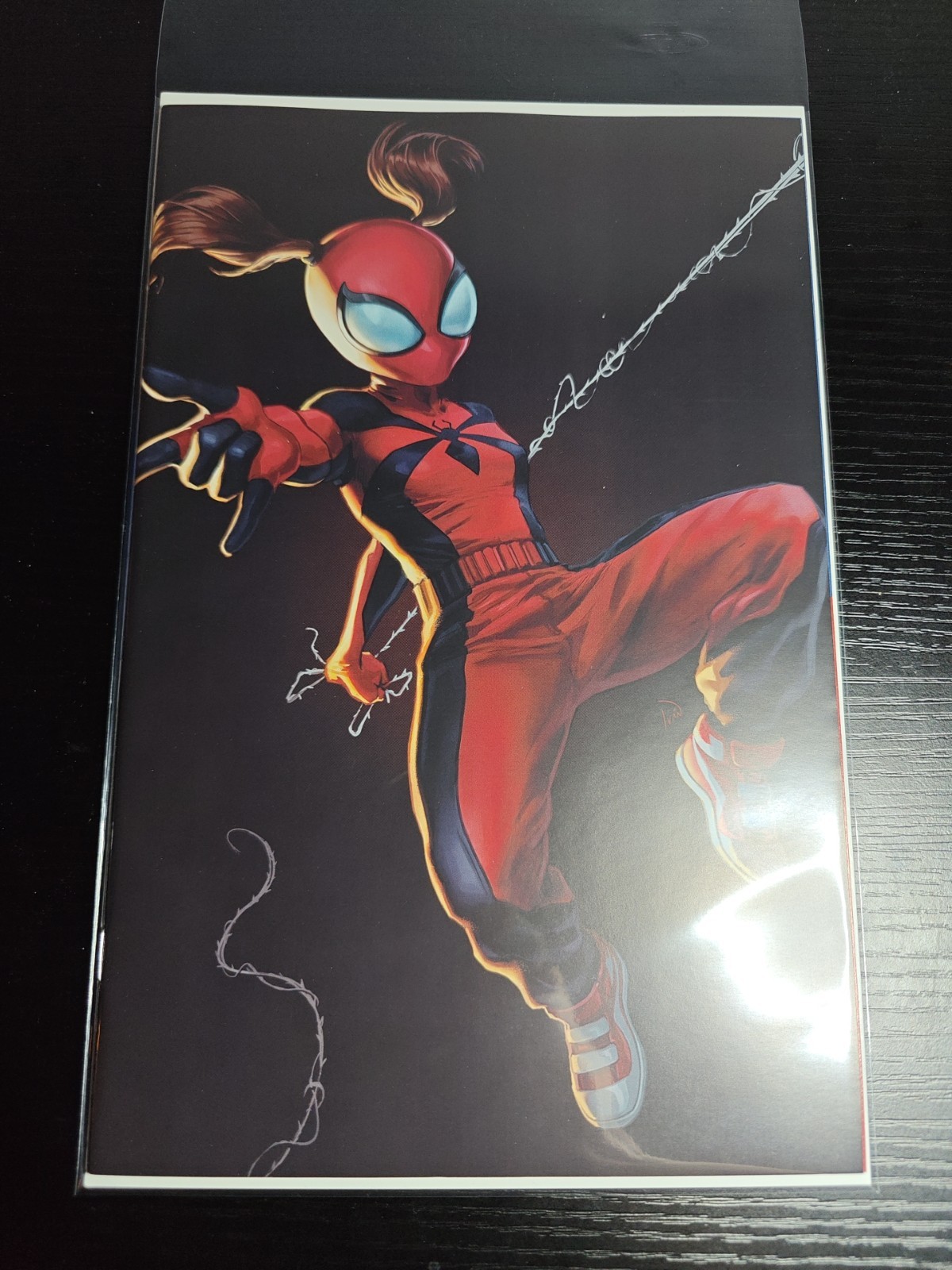 SPIDER-BOY #12 EXCLUSIVE VIRGIN - 1ST APP SPIDER-GIRL -  TALAVERA LTD 1K