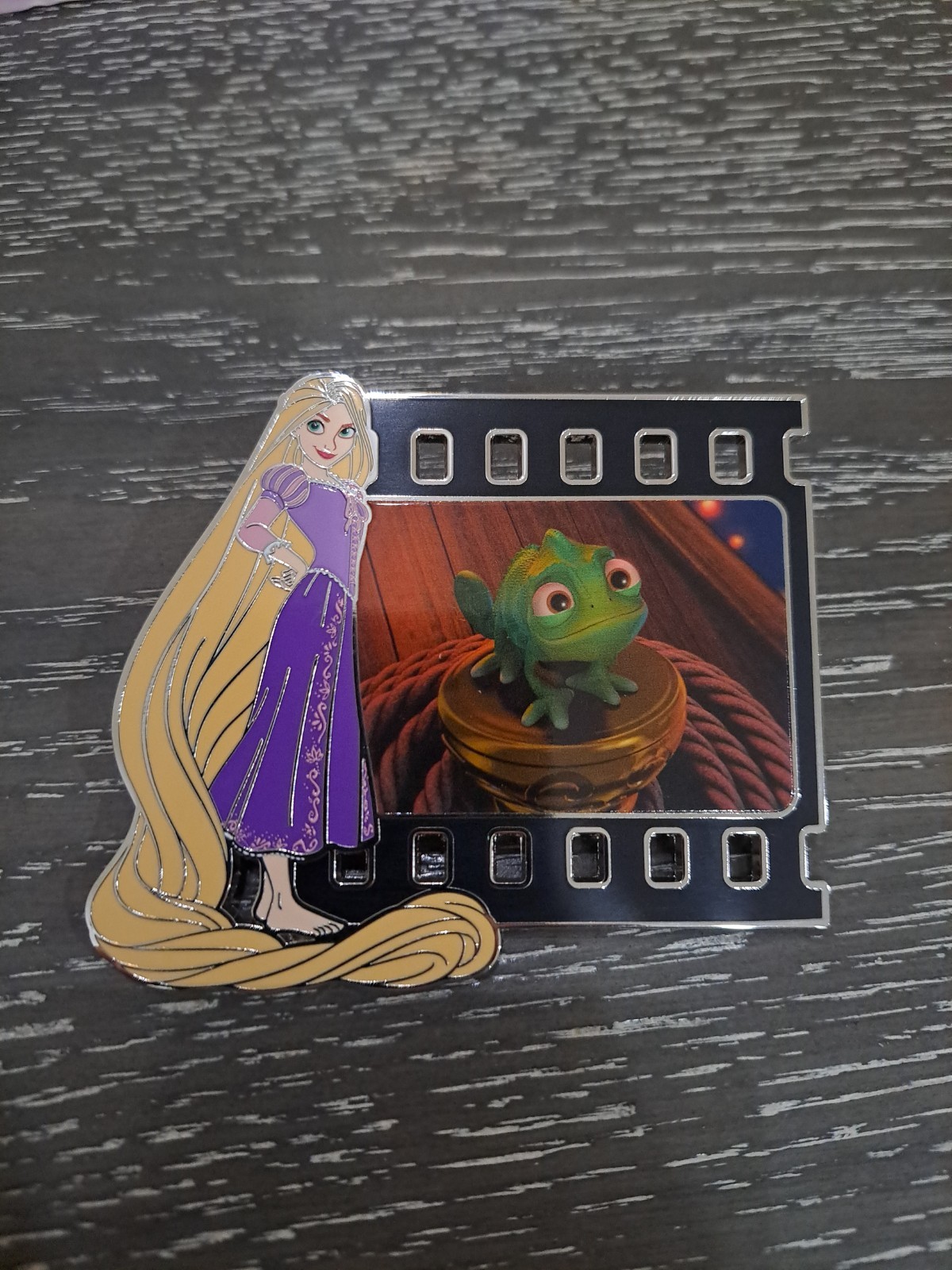 Disney PALM Princess Film Reel Jumbo Mystery Pin Rapunzel