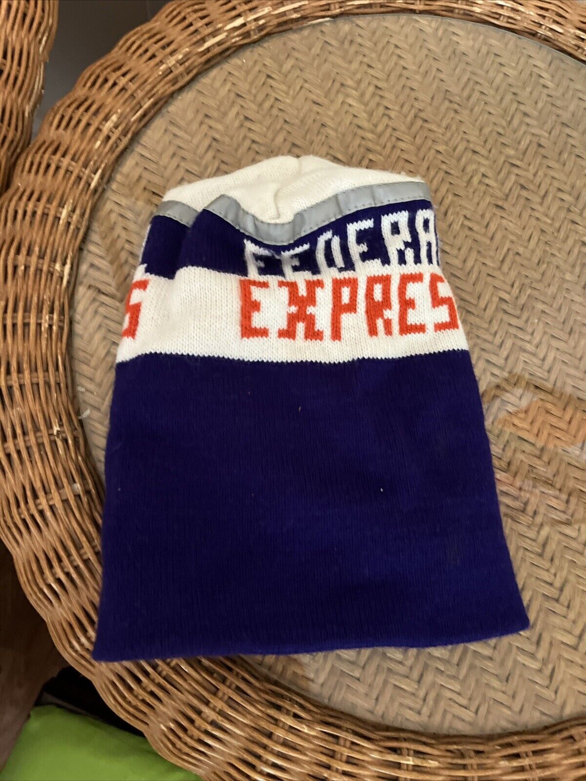 Vintage Federal Express Beanie Reflective