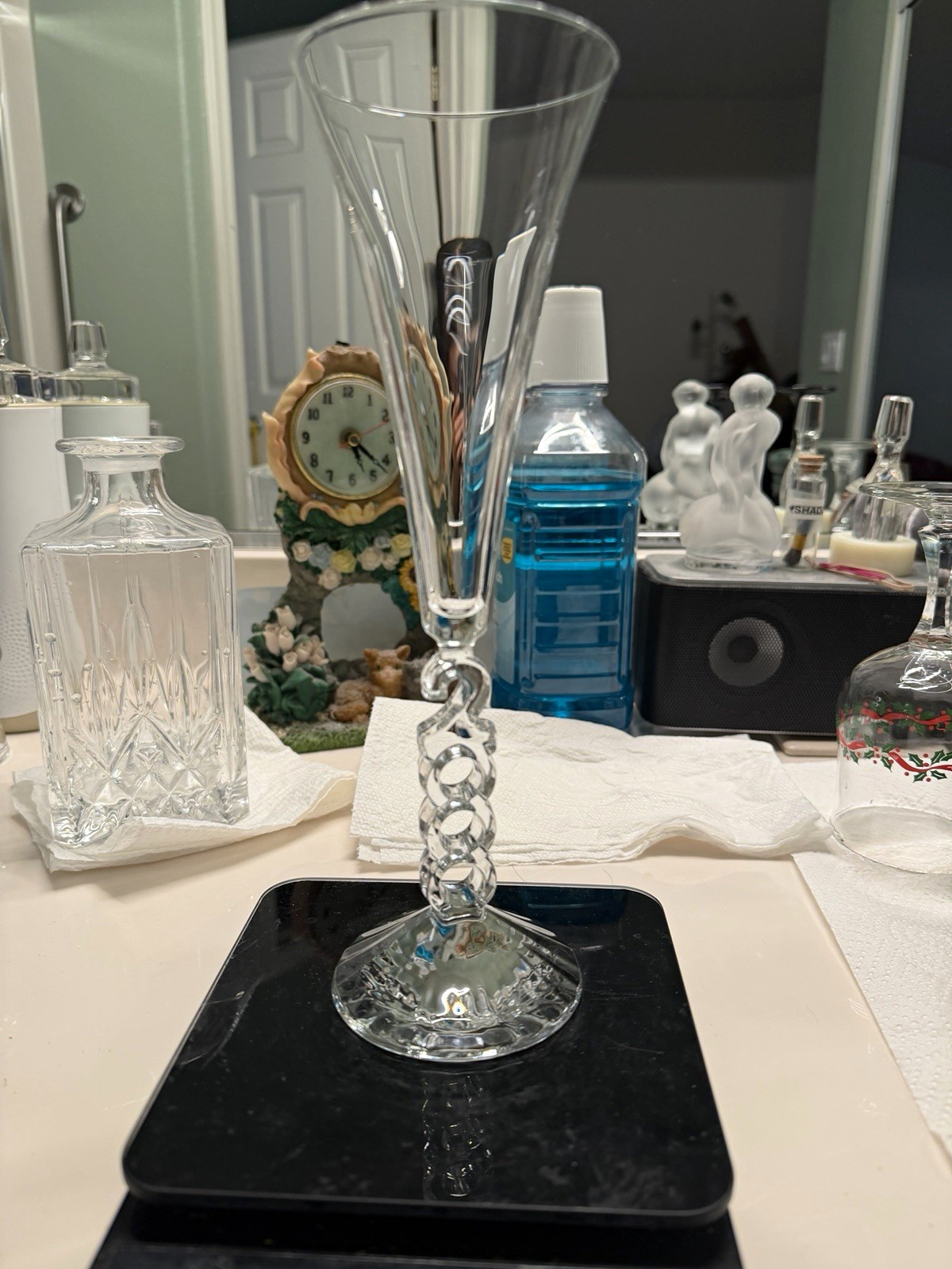 Vintage Cristal d\'Arques Millennium 2000 Champagne Flute
