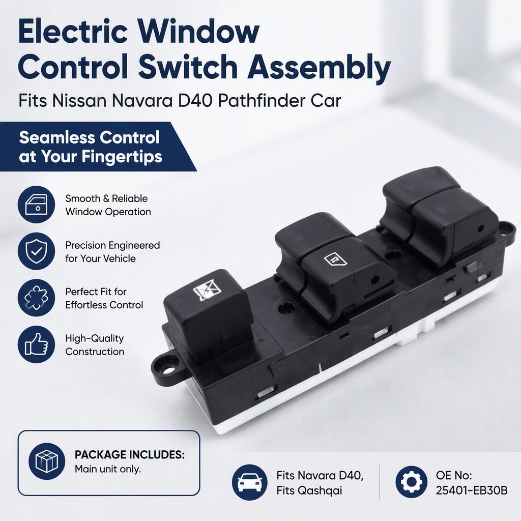 Electric Window Control Switch Assembly Fits Nissan Navara D40 Pathfinder Car