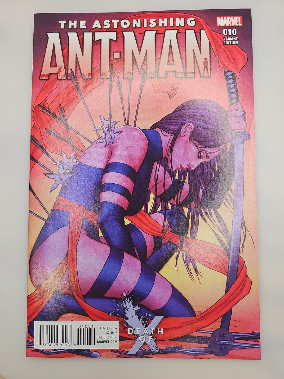 The Astonishing Ant-Man #10 Jenny Frison PSYLOCKE Variant Cover RARE 2016