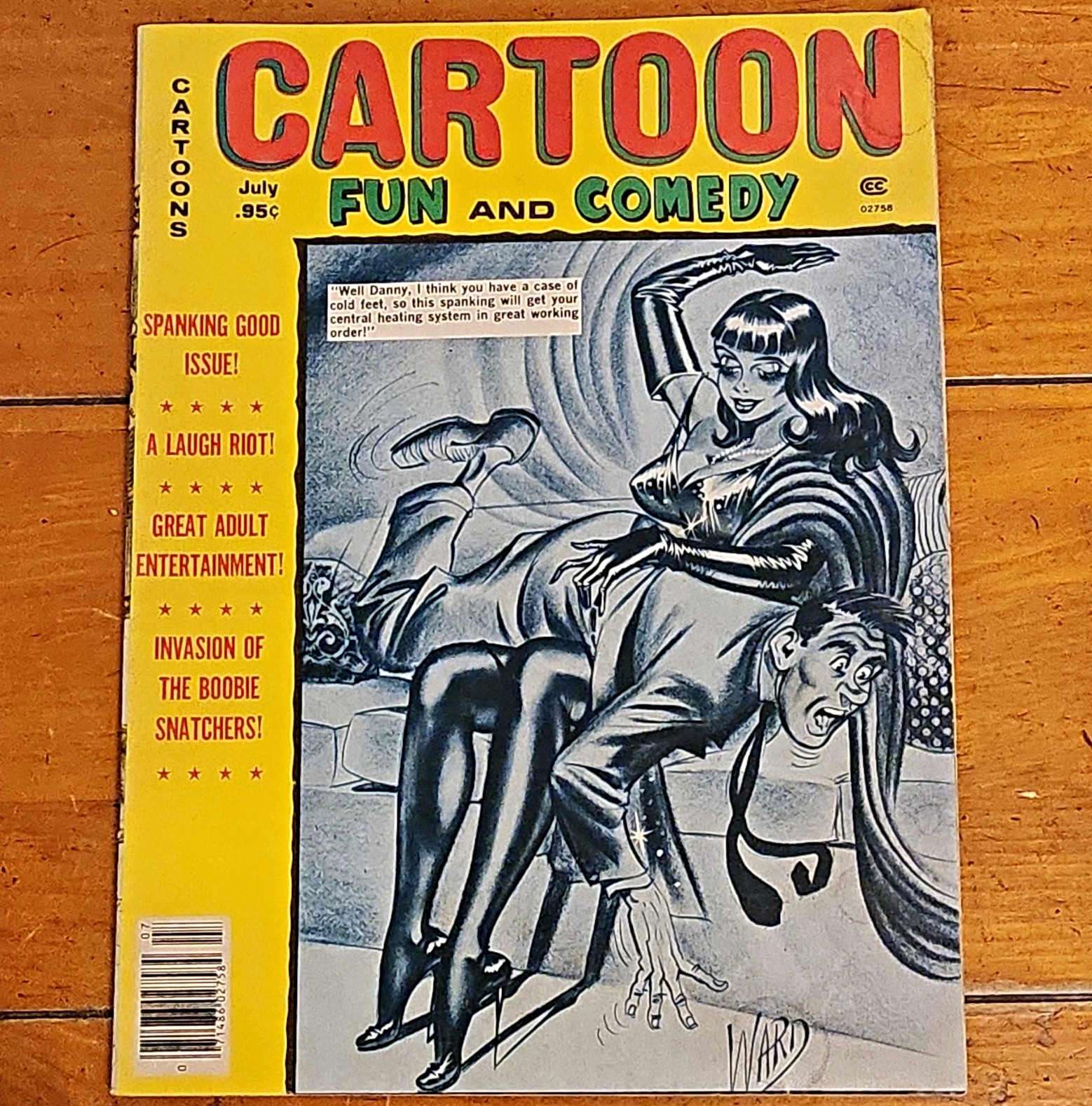 CARTOON FUN AND COMEDY July 1979 Adult Humor Bill Ward Art PUSSYCAT Great Copy