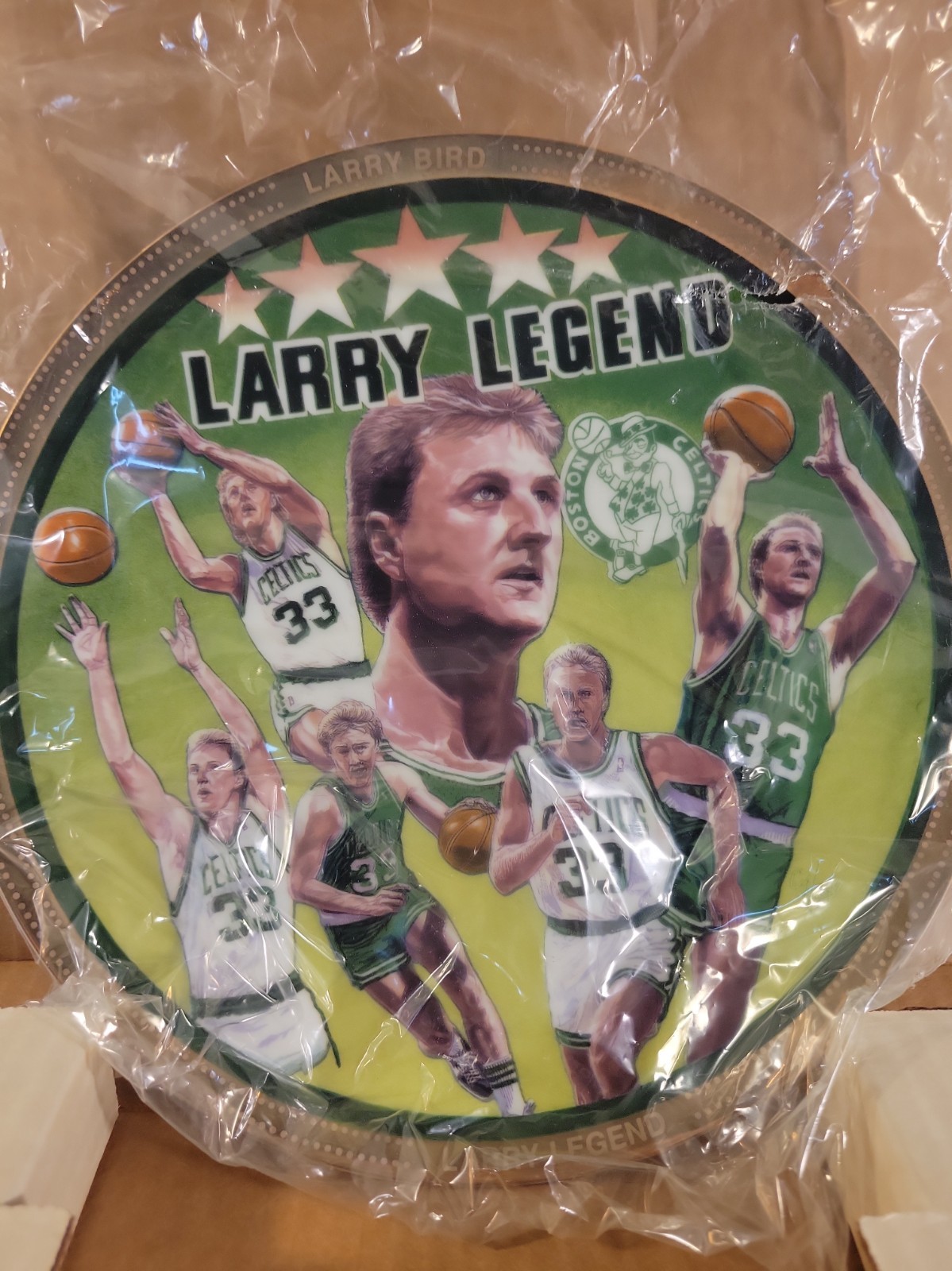 Sports Impressions NBA Larry Bird “Larry Legend” 8.5 in Plate #0628 LE