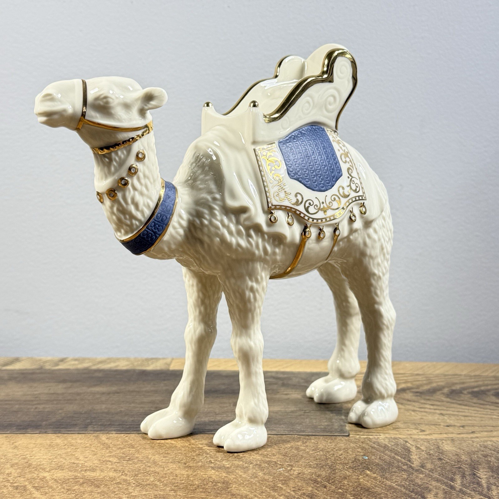 Lenox- First Blessing Nativity - Camel - Navy - New