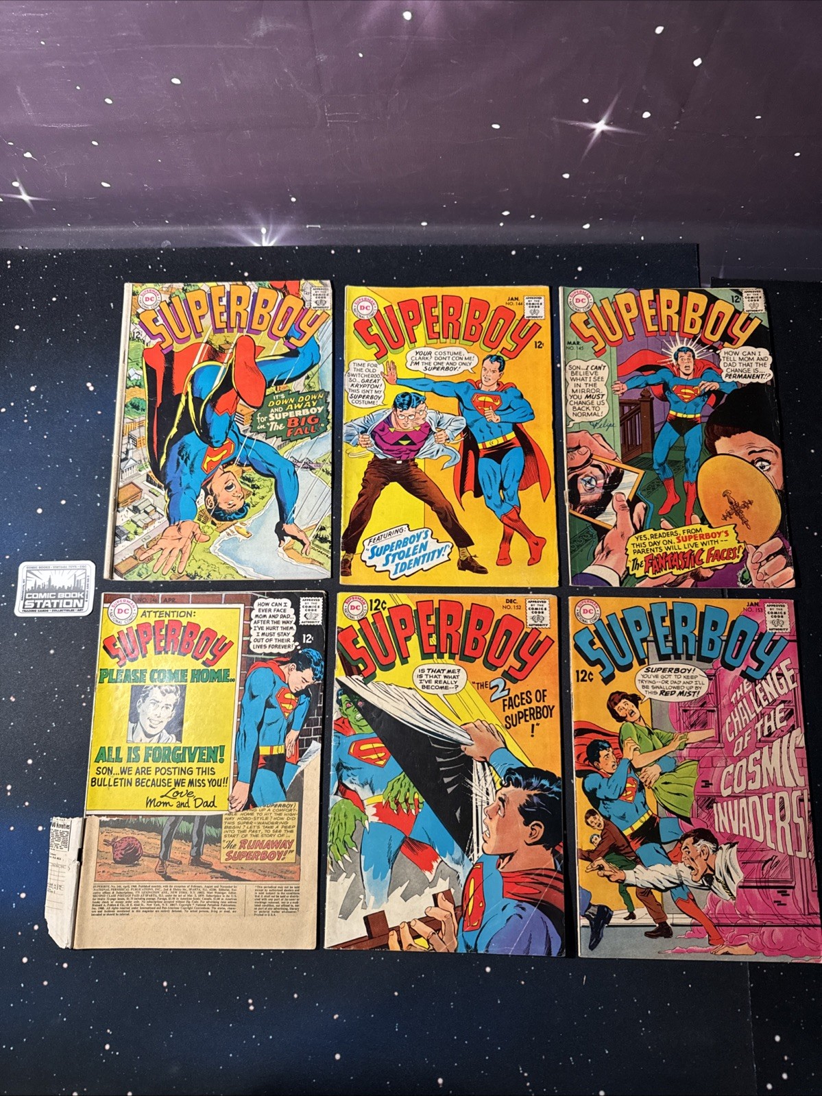 Superboy Silver Lot 19 1960s-70s DC Comics Neal Adams Aquaboy Lang Krypto CS