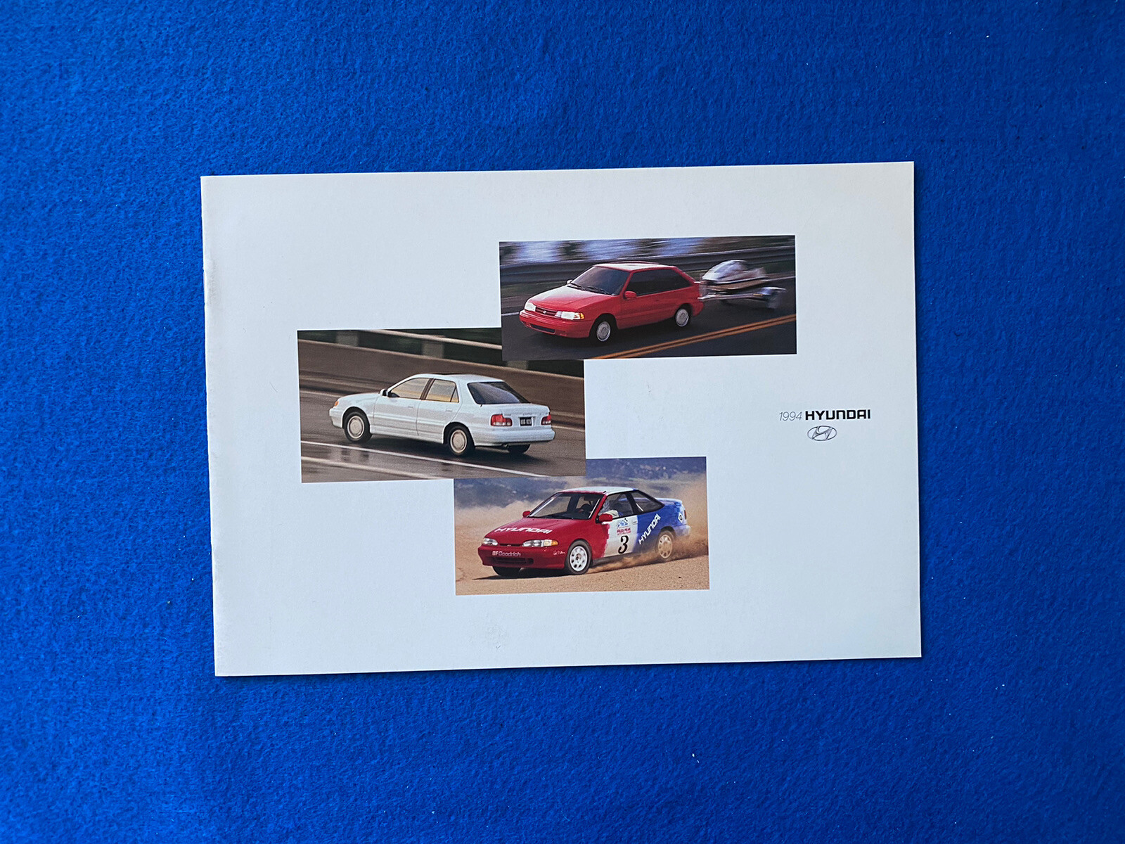 ORIGINAL 1994 Hyundai Full Line Sales Brochure 94 Elantra Scoupe Excel Sonata