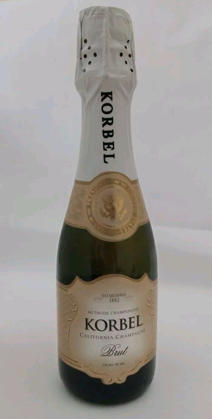Rare Champagne Korbel Mini Bottle from The White House, 2008, Best Offer Option