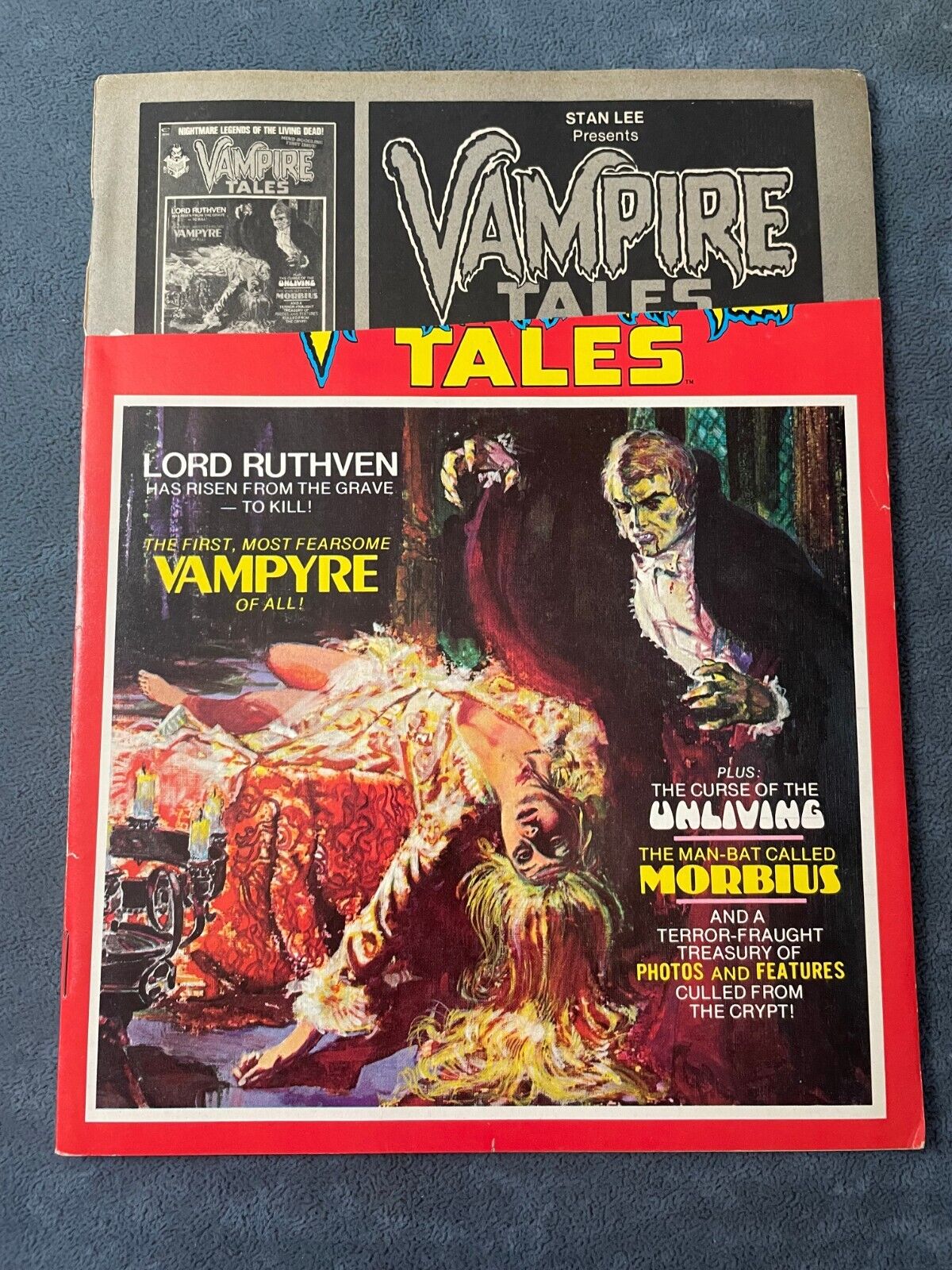 Vampire Tales #1 1973 Marvel Magazine Horror Monster Group Morbius Key Low Grade