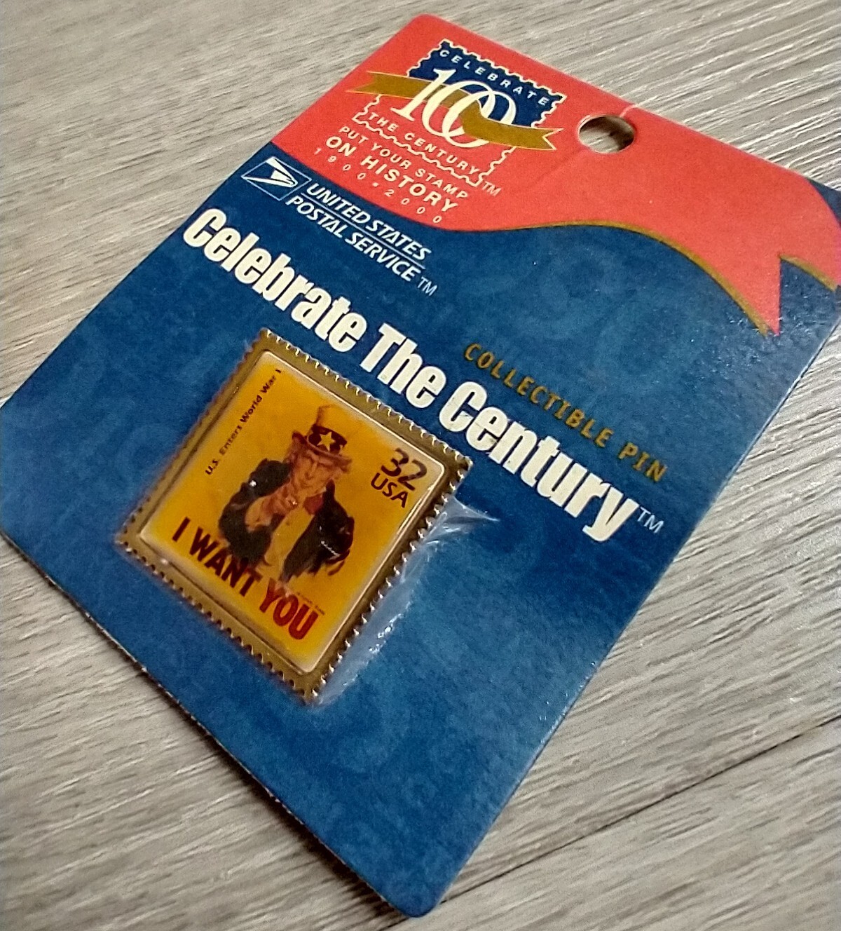 1998 USPS US Postal Service Celebrate the Century Collectible Pinback 1900-2000