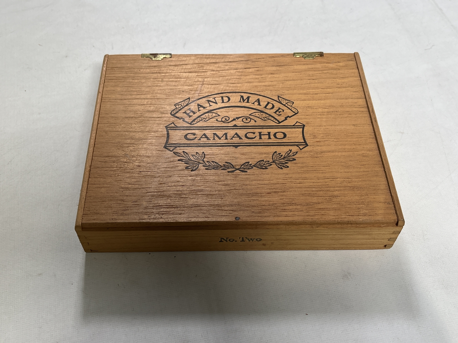Vintage Original Camacho Number 2 EMPTY Cigar Box EUC