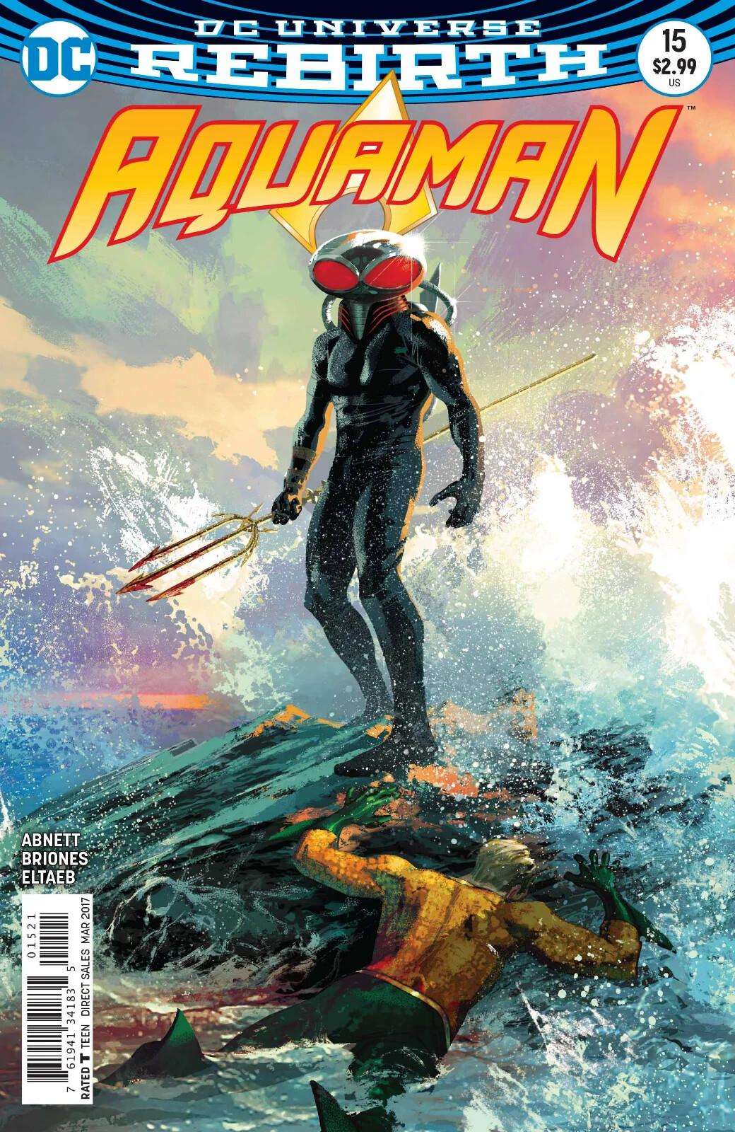 Aquaman Black Manta 11x17 POSTER DCU DC Comics Superman Art Batman