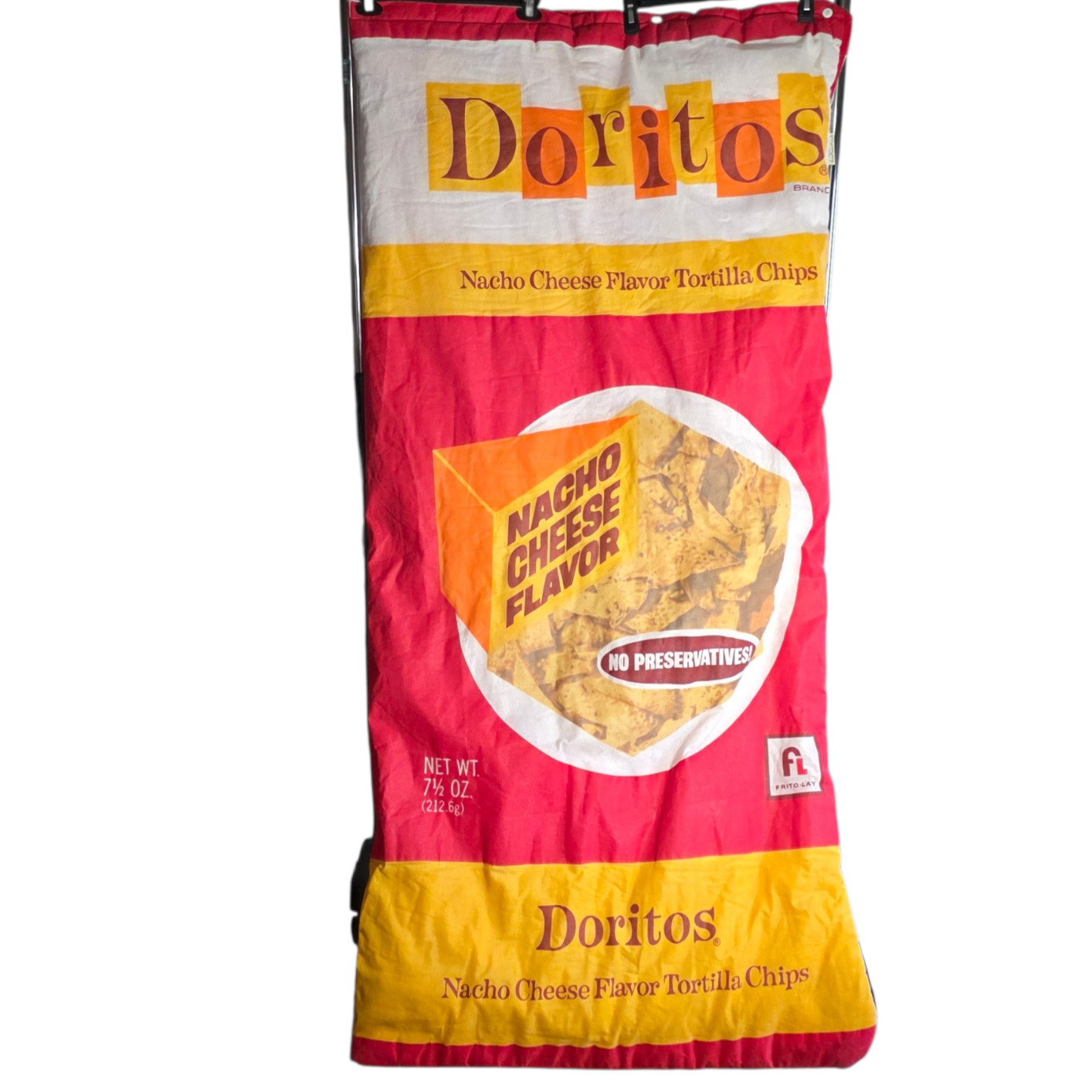 Vintage 1980s Doritos Nacho Cheese Sleeping Bag Wenzel Frito Lay Promo RARE