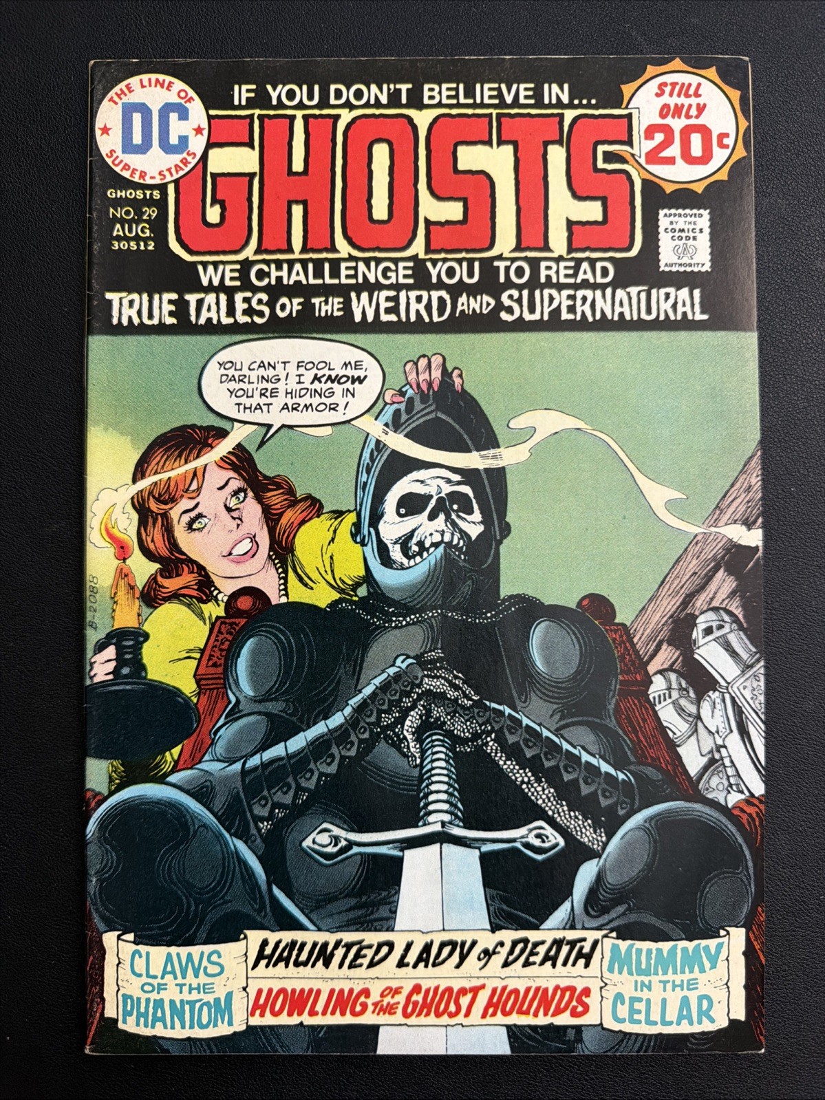 Ghosts #29 DC 1974 Bronze Age Horror Nick Cardy Skull Cover