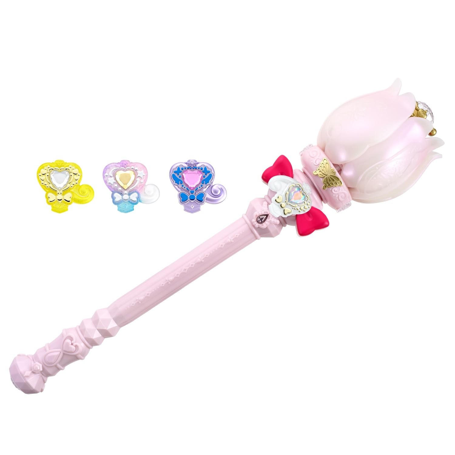 Bandai Star Detective Precure Shine Arcana Rod Wand with 4 Precure Makoto Jewels
