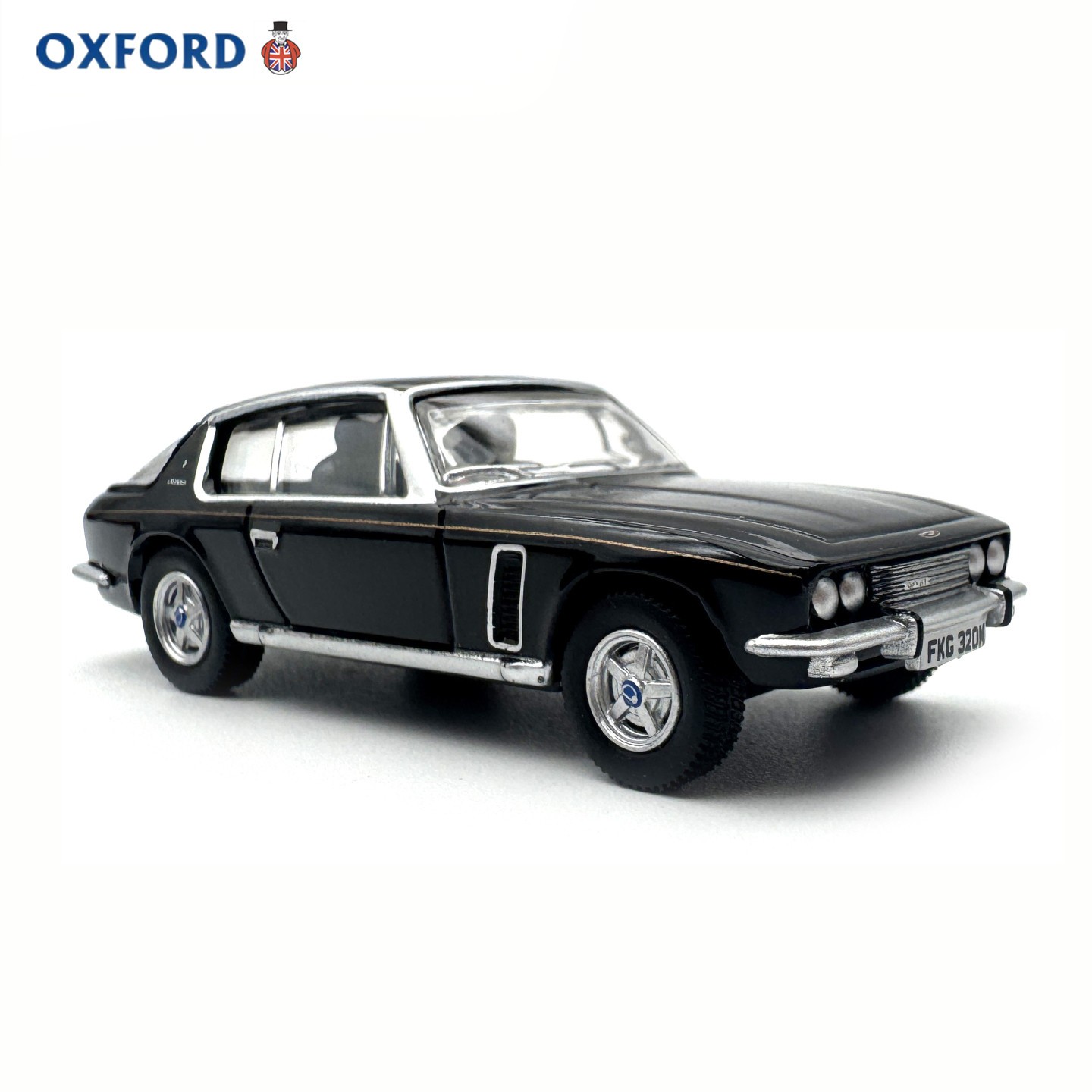 OXFORD 1/76 1971 Jensen Interceptor MkIII Diecast Model Collectible