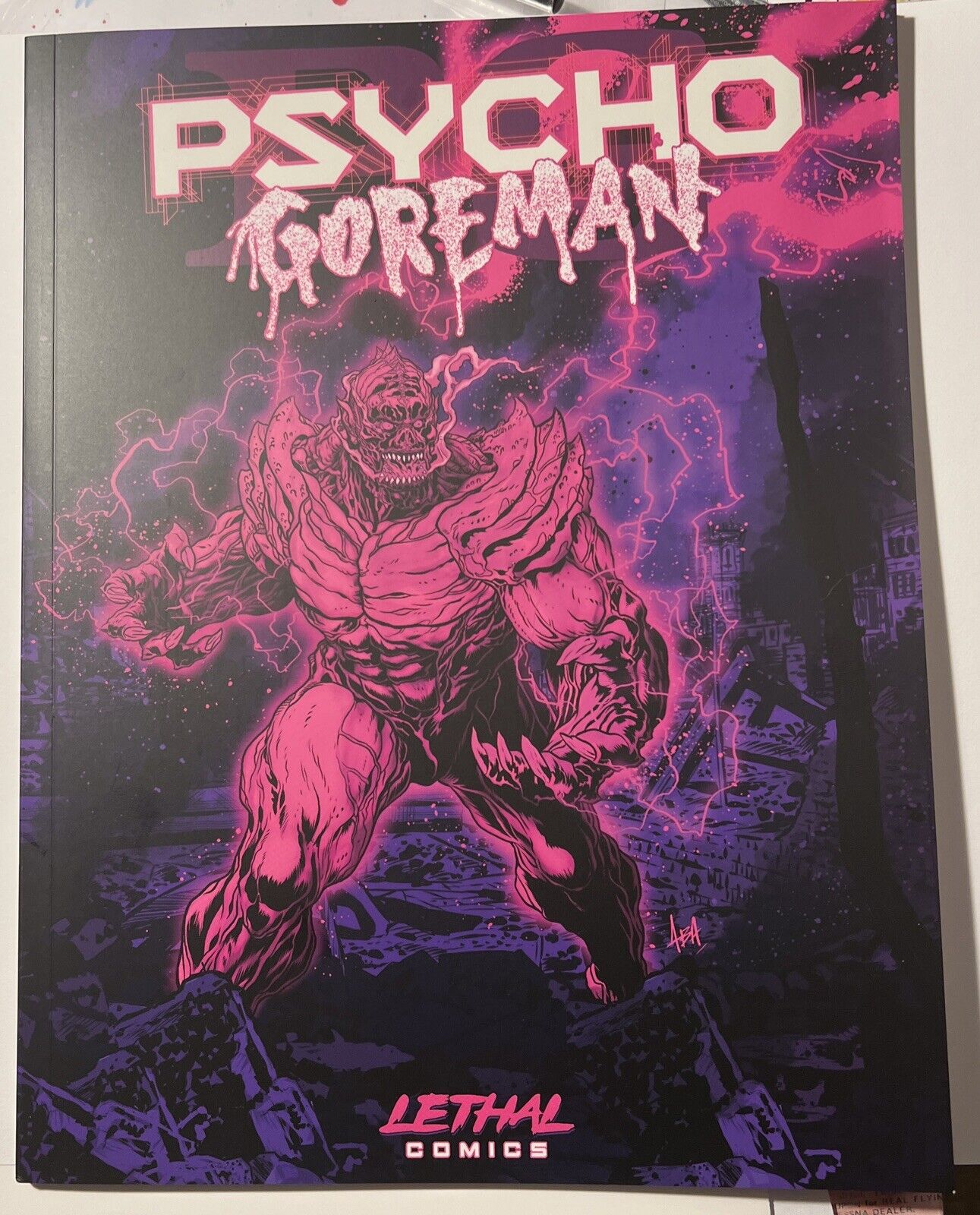 Psycho Gorman Comic By Lethal comics Andy Belanger Cover Ben Marra Horror