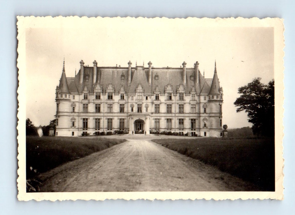 Old Vintage Photo CHATEAU DE VALLIERS MORTEFONTAINE FRANCE CASTLE PALACE