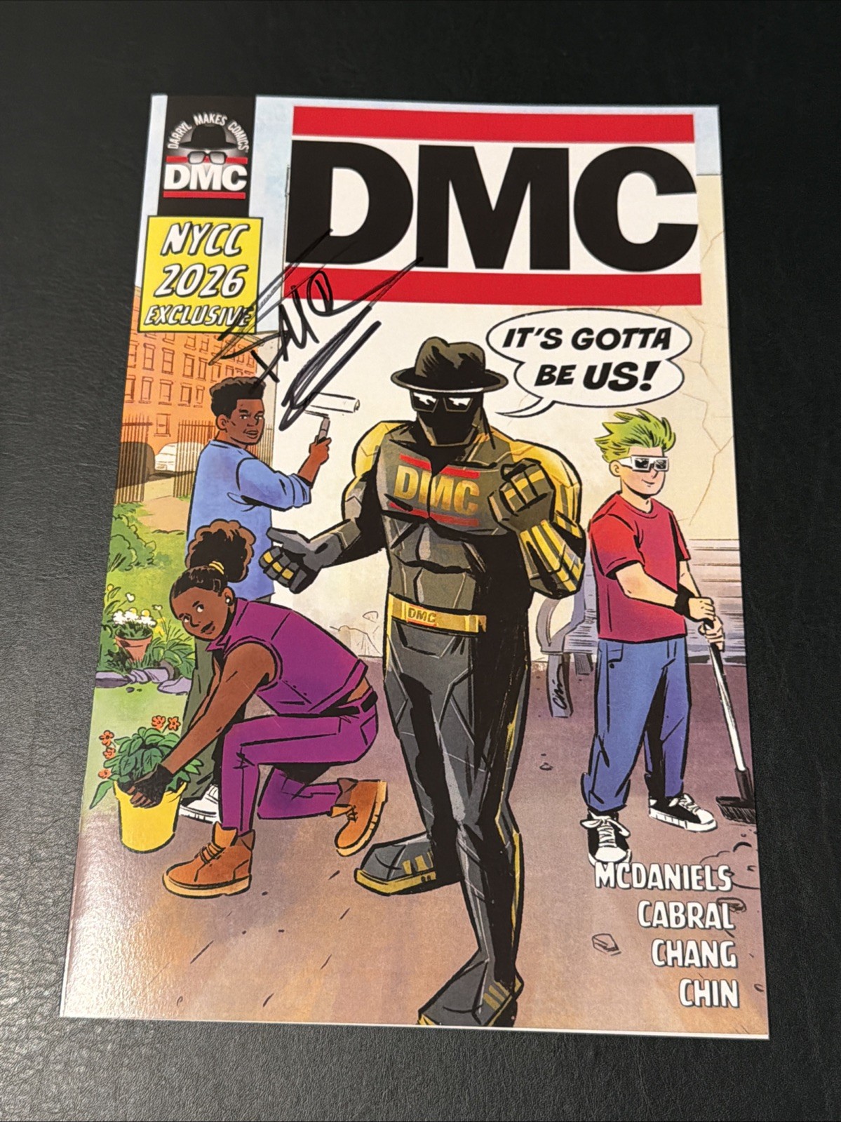 Signed NYCC 2026 Exclusive Run DMC Darryl McDaniels