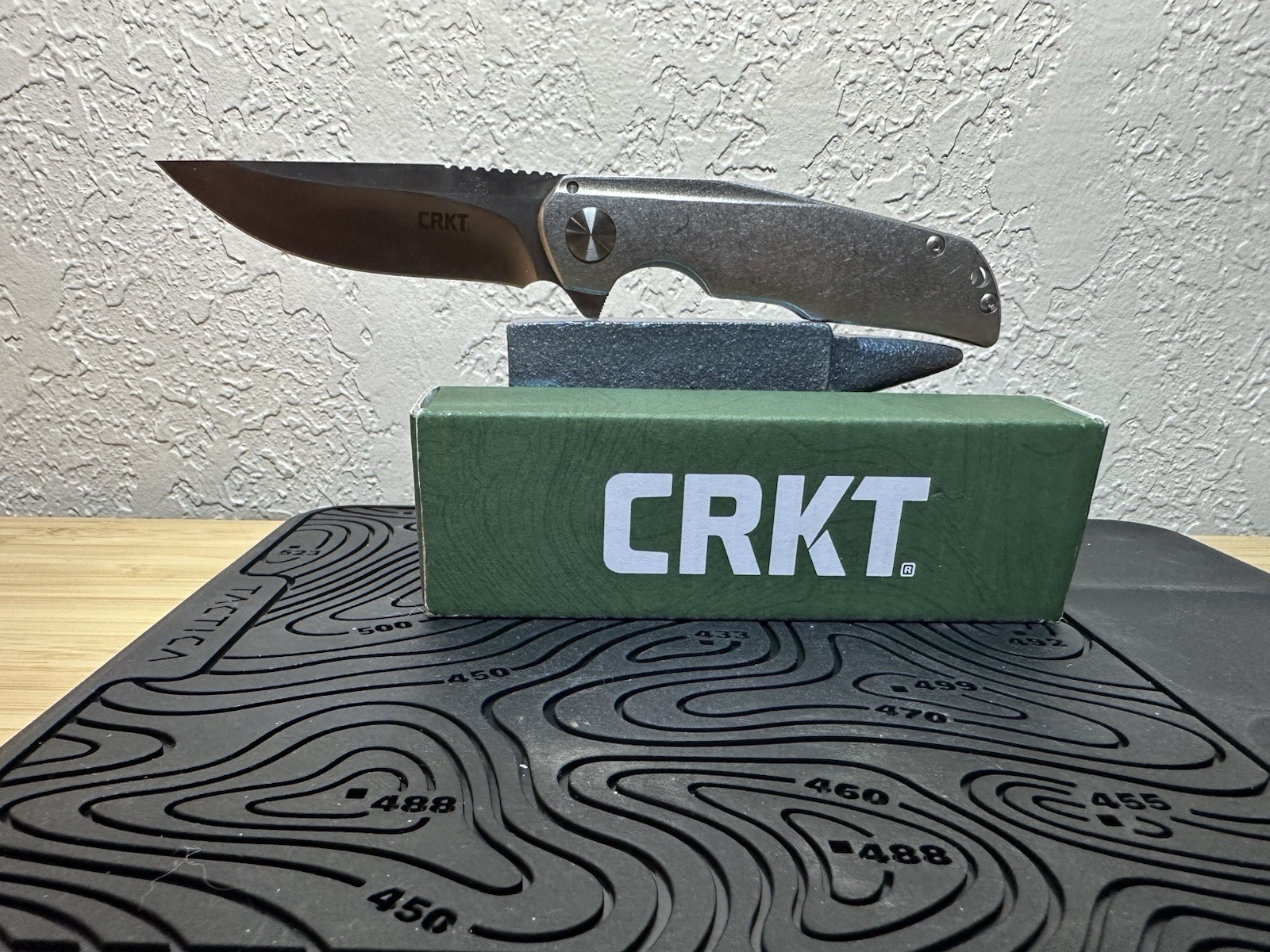 CRKT Liong Mah Remedy Frame Lock Flipper Pocketknife SS Drop Point Plain 3720