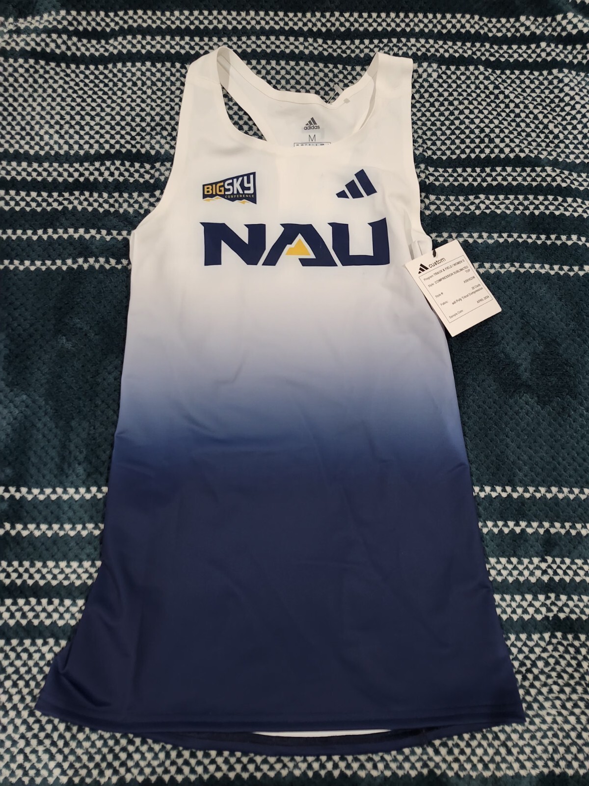 official Northern Arizona University (NAU) Lumberjacks Adidas track and...