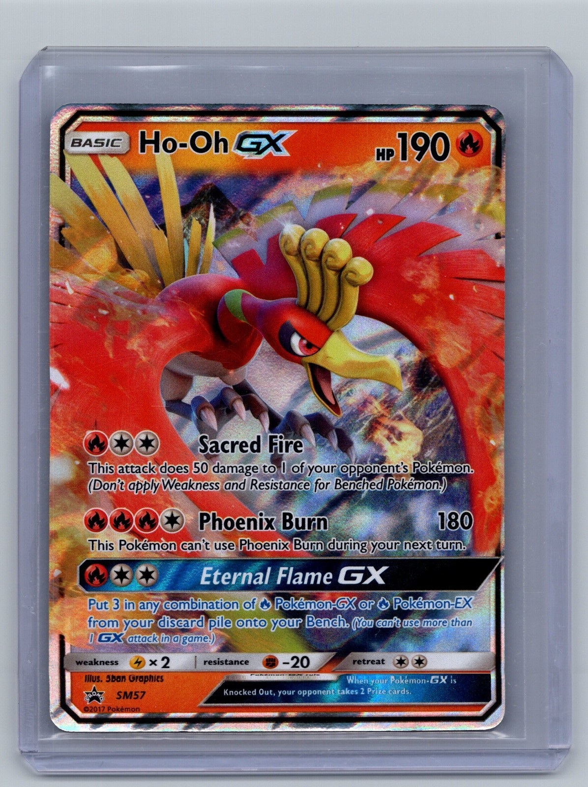 (NM) Ho-Oh GX SM57 - Pokemon SM Promos