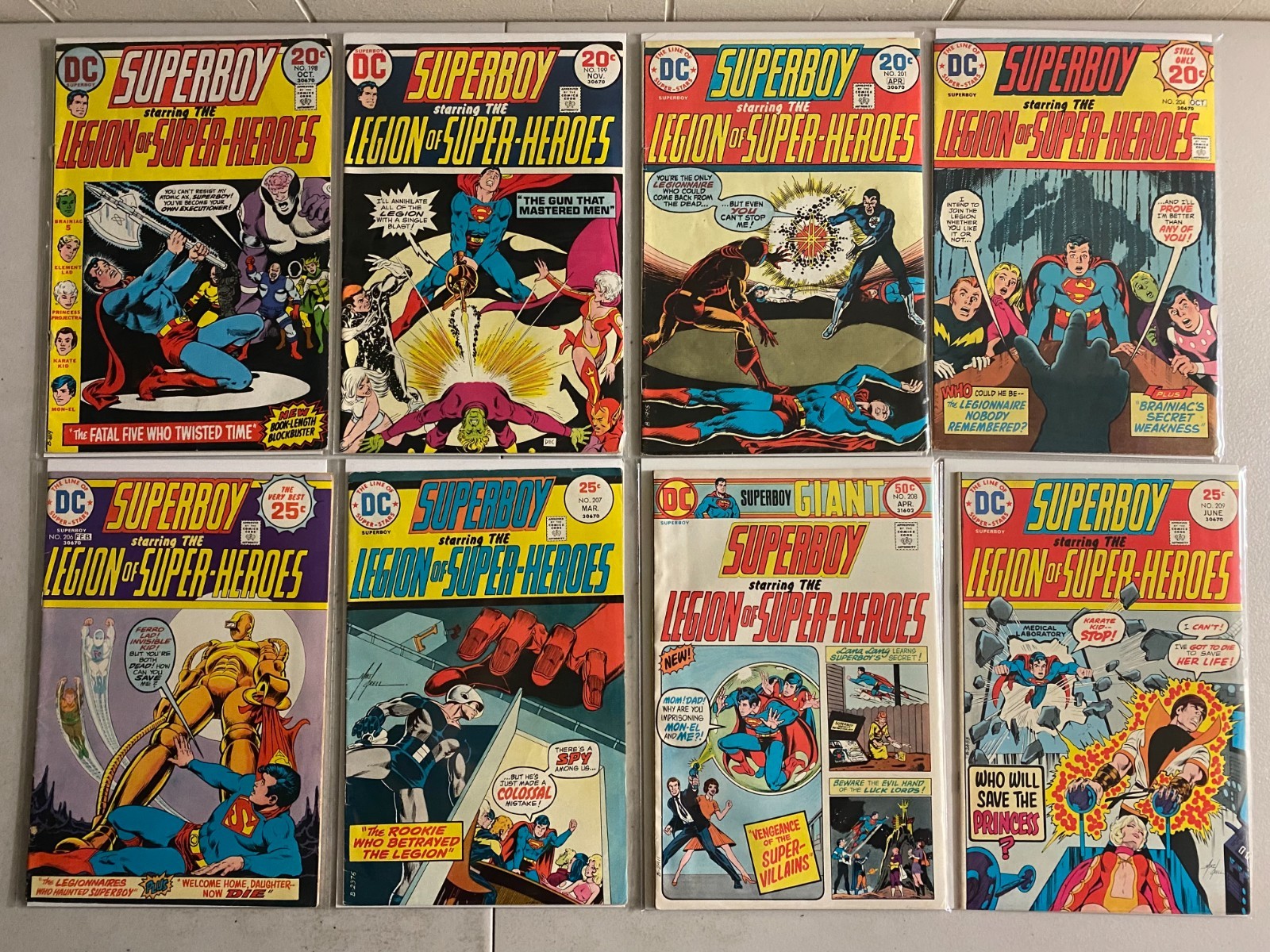 Superboy LoSH lot #198-258 + Special DC 1st (average 5 VG/FN) 46 diff (1973-\'79) Superboy LoSH lot #198-258 + Special DC 1st (average 5 VG/FN) 46 diff (1973-\'79)
