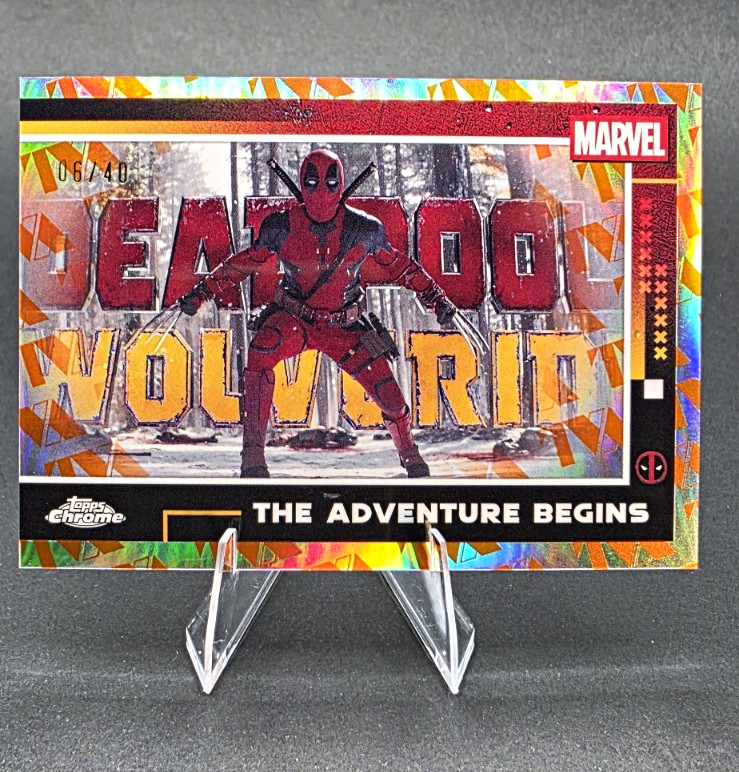 Topps 2025 Topps Chrome Marvel Deadpool & Wolverine #47 Serial /40