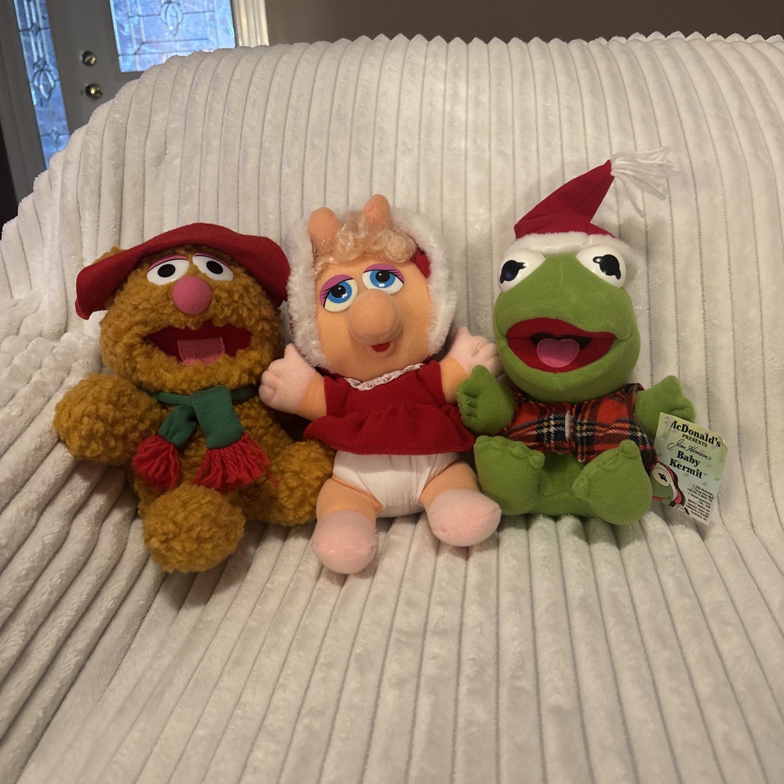 VTG 1988 McDonalds Baby Muppets NEW, NOT IN PLASTIC- Kermit, Fozzie, Miss Piggy