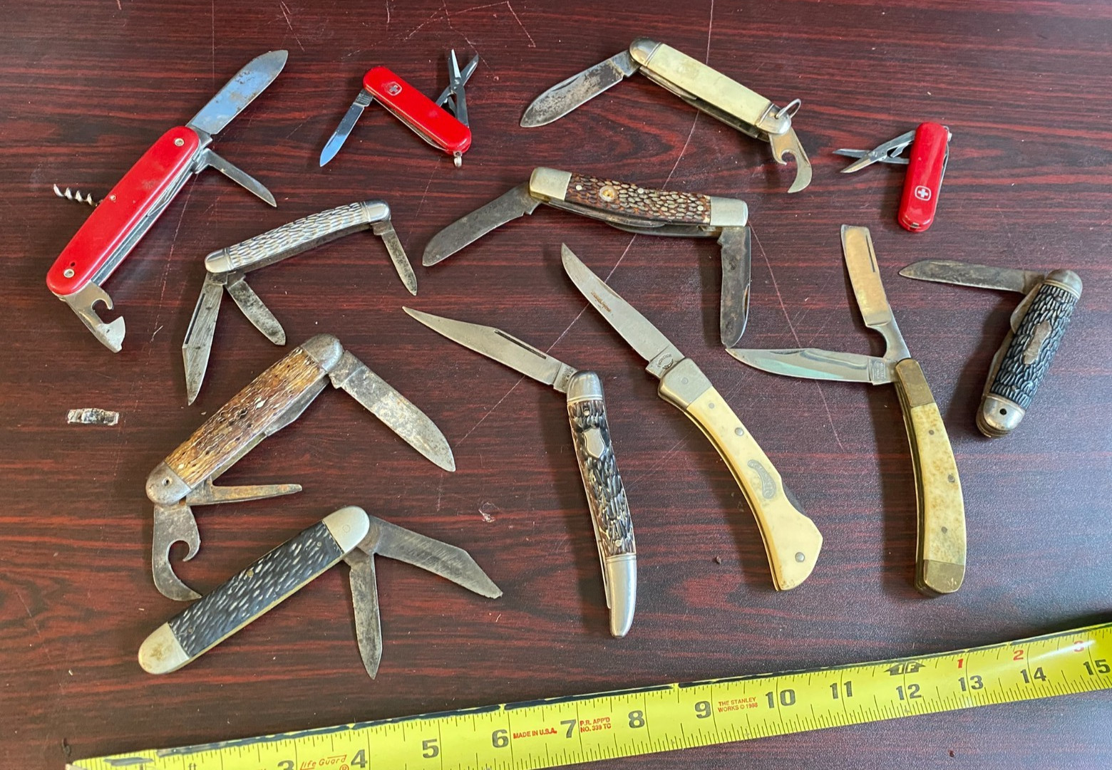 pocketknife folding knives lot 12 Colonial Imperial Frontier Richards Kamp King