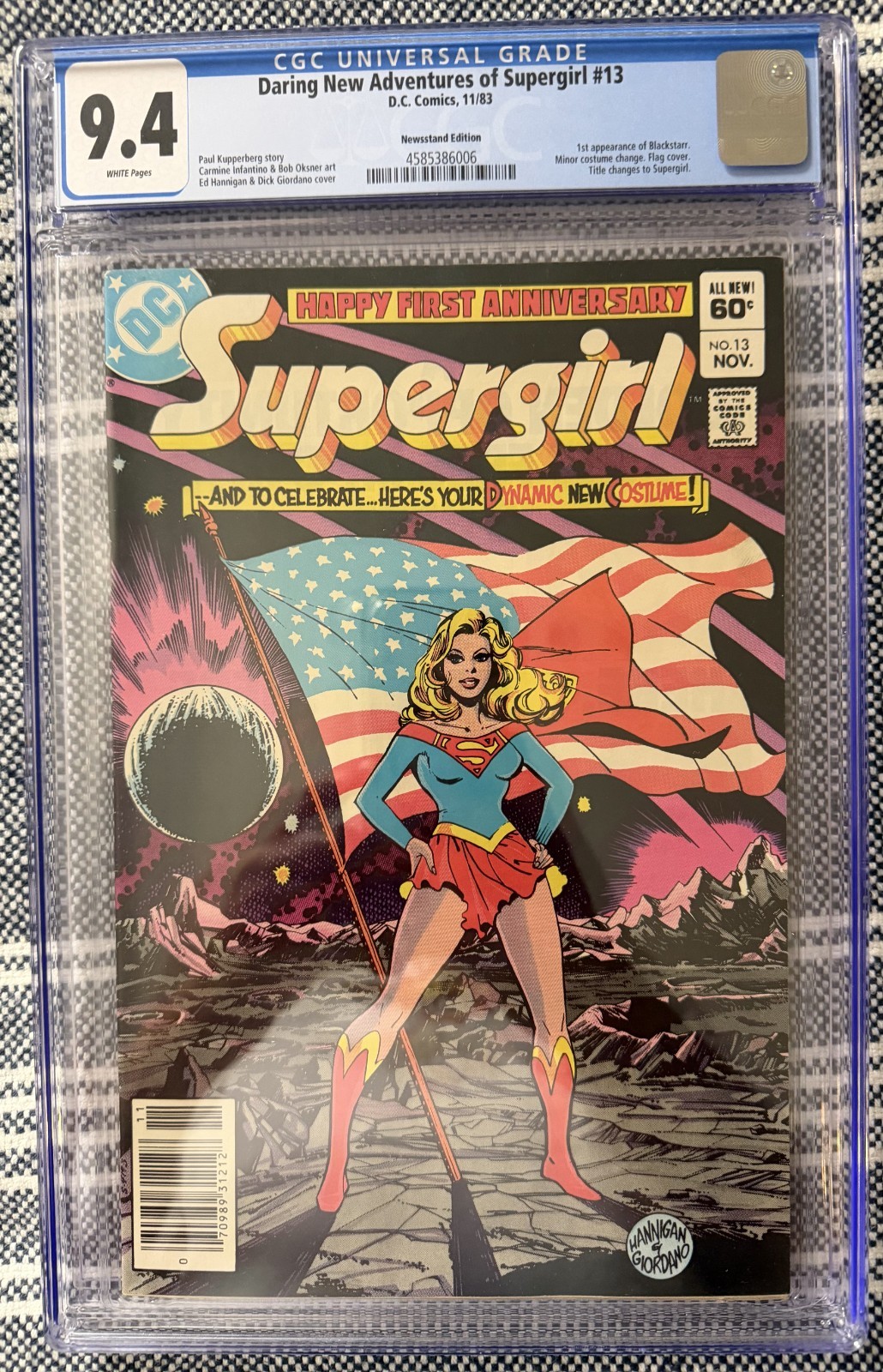 Daring New Adventures of Supergirl #13 CGC 9.4 1st Blackstarr Newsstand