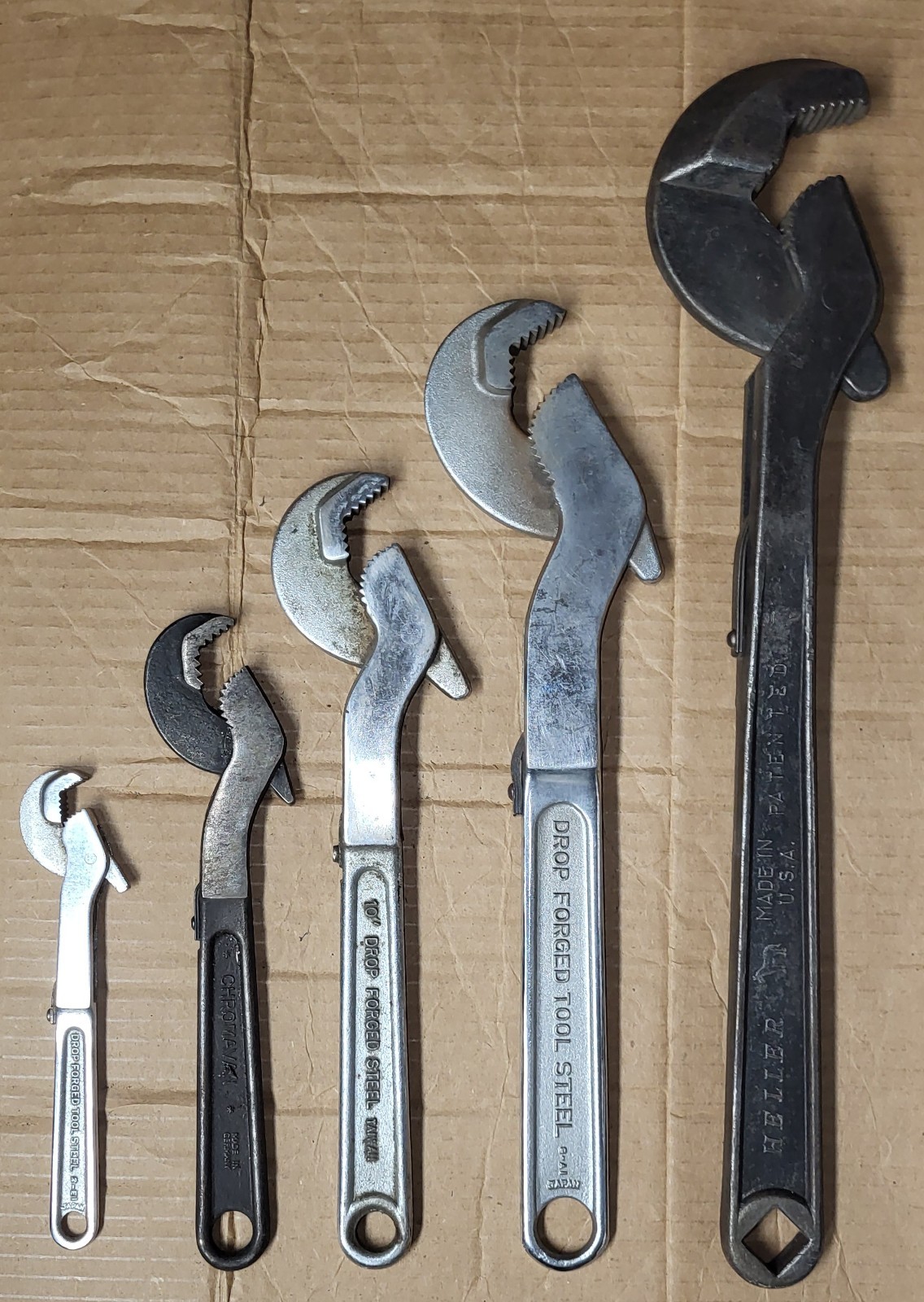 Adjustamatic Onehander Pipe Wrench Set 5 Pc 6