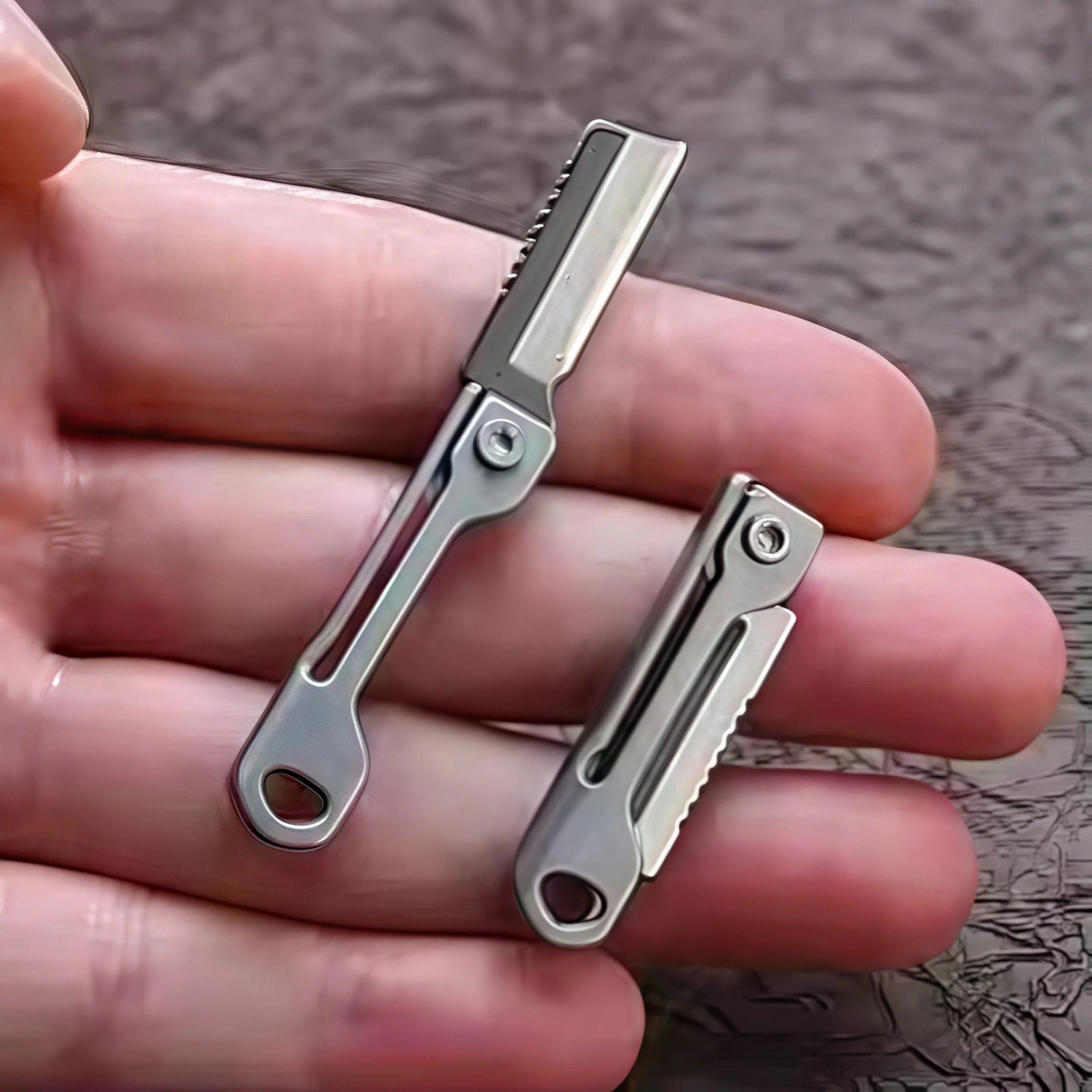 Folding Knife Multi-function 1pc Stainless Steel Pocket Tool Keychain for Edc Folding Knife Multi-function 1pc Stainless Steel Pocket Tool Keychain for Edc