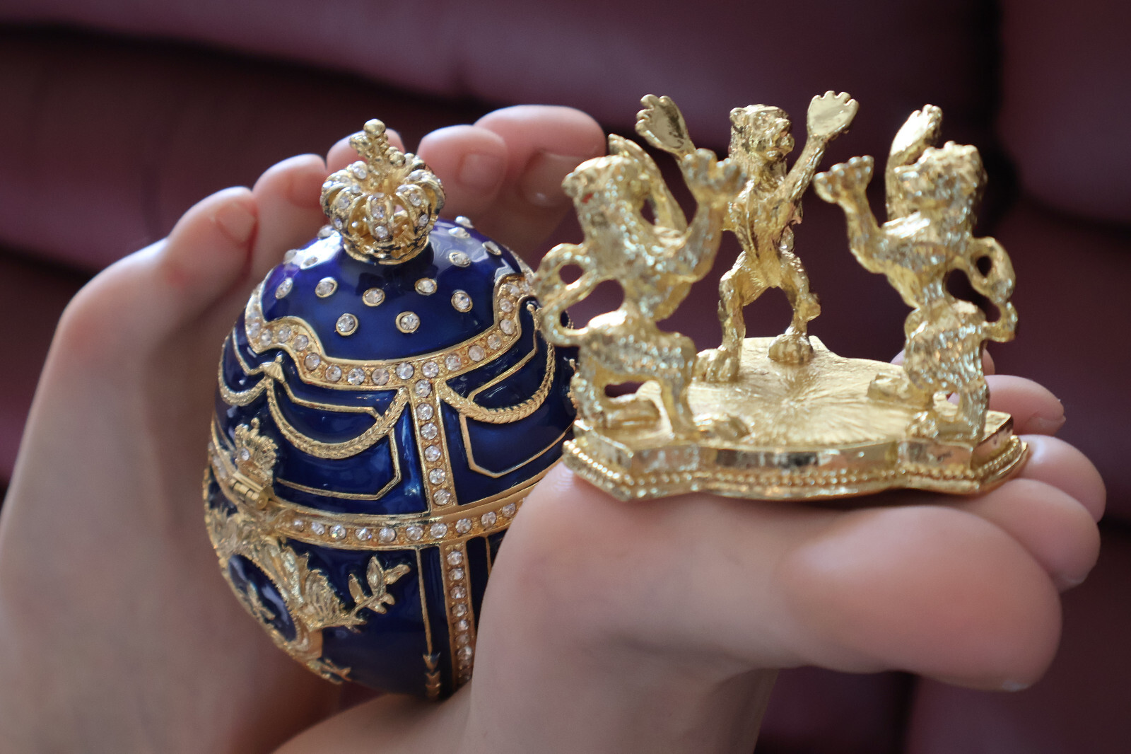 Fathers Day Retirement gift for Men Faberge egg style Faberge Imperial GOLD Egg Fathers Day Retirement gift for Men Faberge egg style Faberge Imperial GOLD Egg