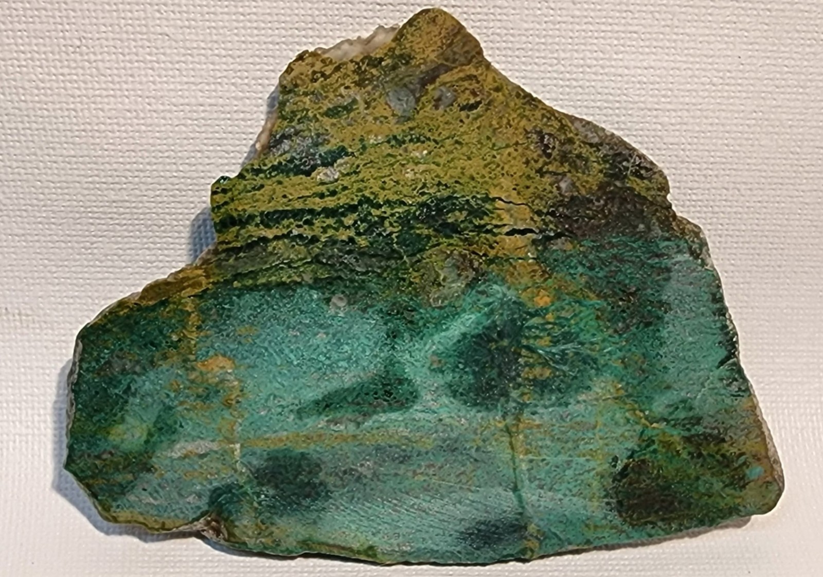 Chrysocolla 69gm Green Stabilized Lapidary Gem Cabbing Slab