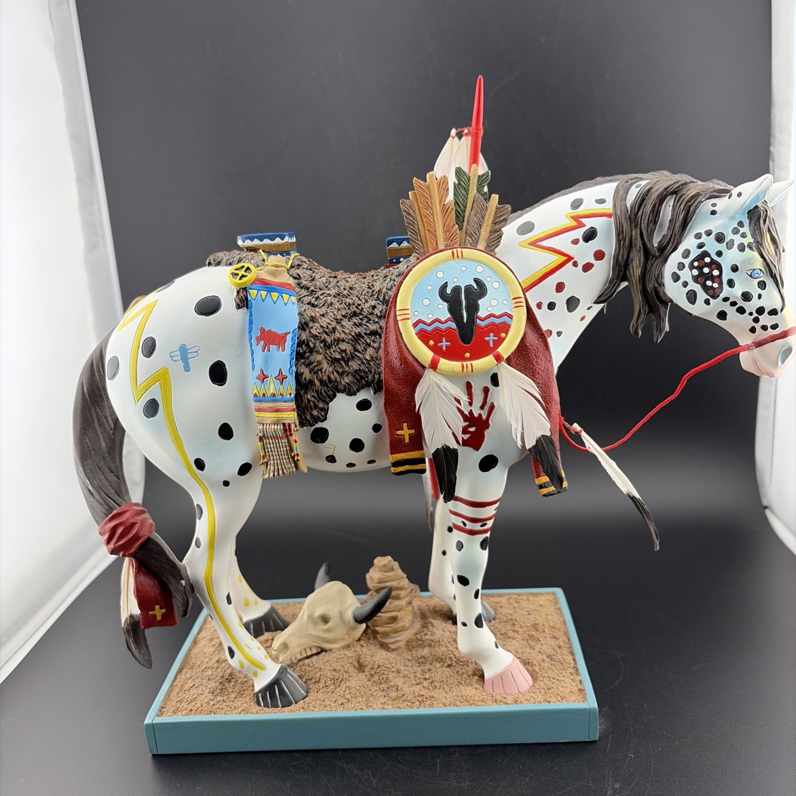 RARE Retired Trail of Painted Ponies WAR PONY No. 1477 First Edition #0616
