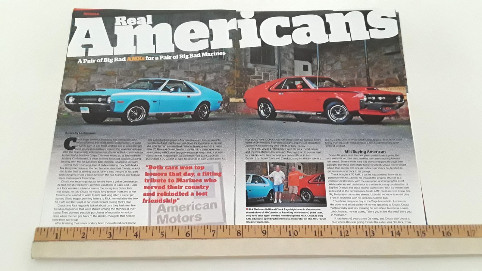 1970 AMC  AMX - AMERICAN MOTORS - ORIGINAL 2014 ARTICLE