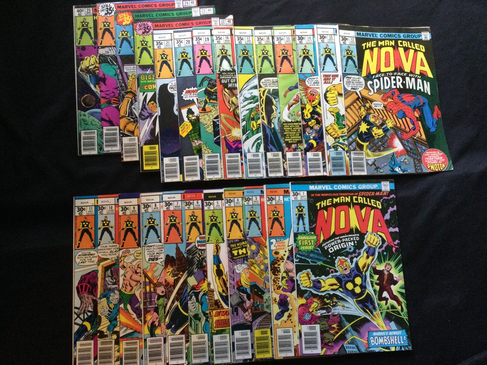 Nova 1-25 Lot Complete Collectors Run  VF/VF+ $oneSTOPshop$