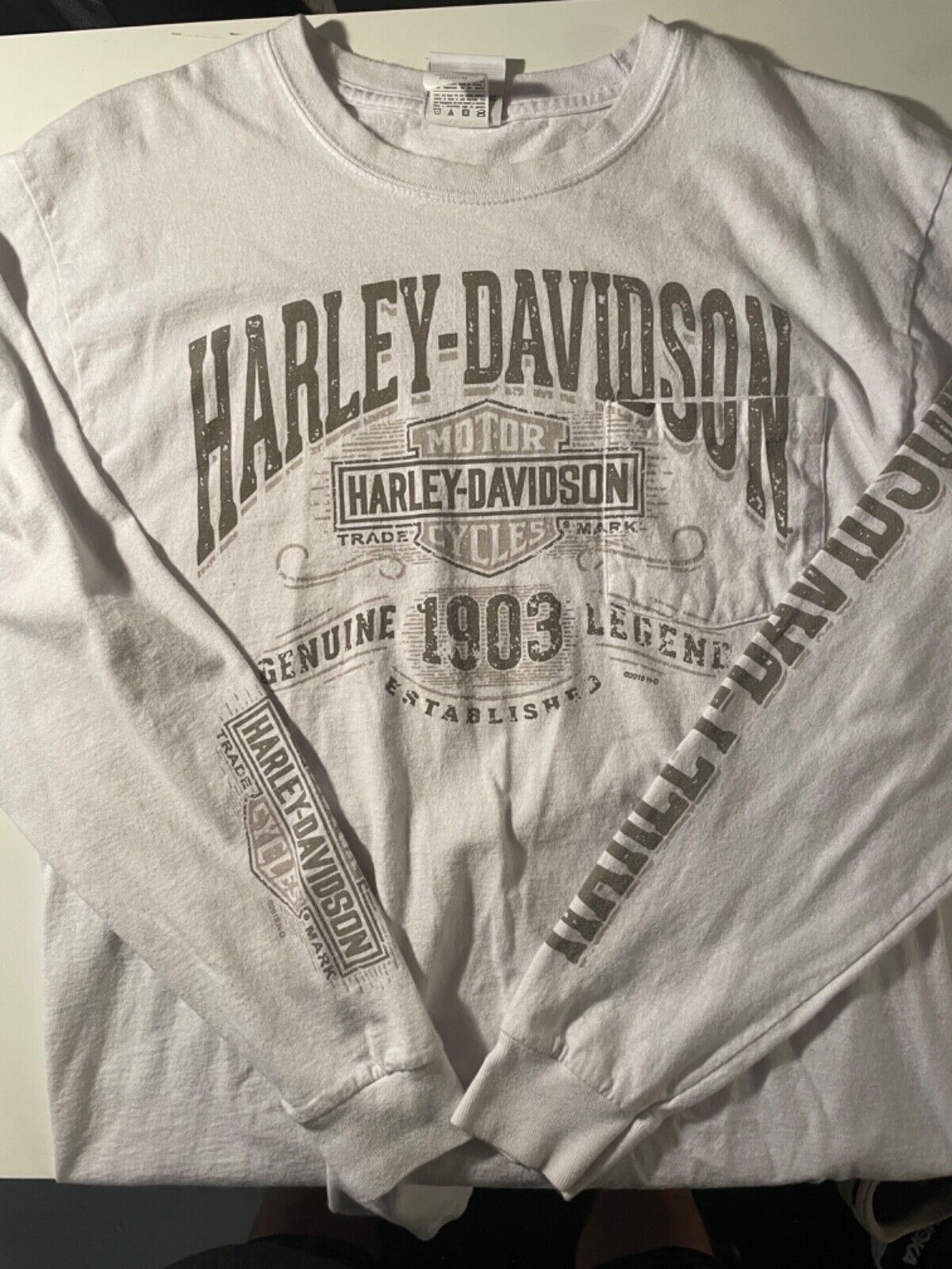 harley davidson long sleeve shirt medium Vancouver Washington Columbia motorcycl